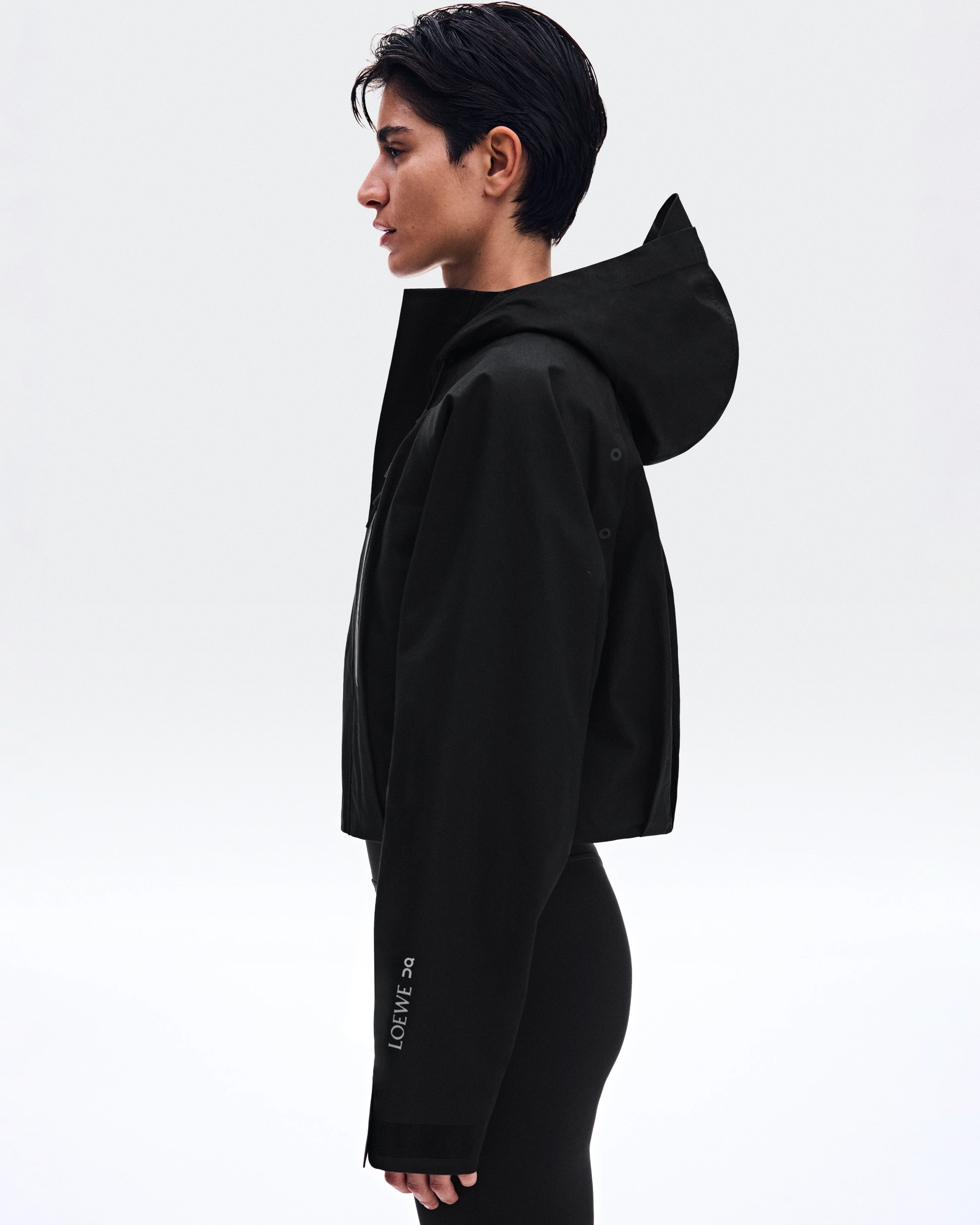 On Cropped Parka LOEWE Black Women – Lifestyle, all-day Jackets