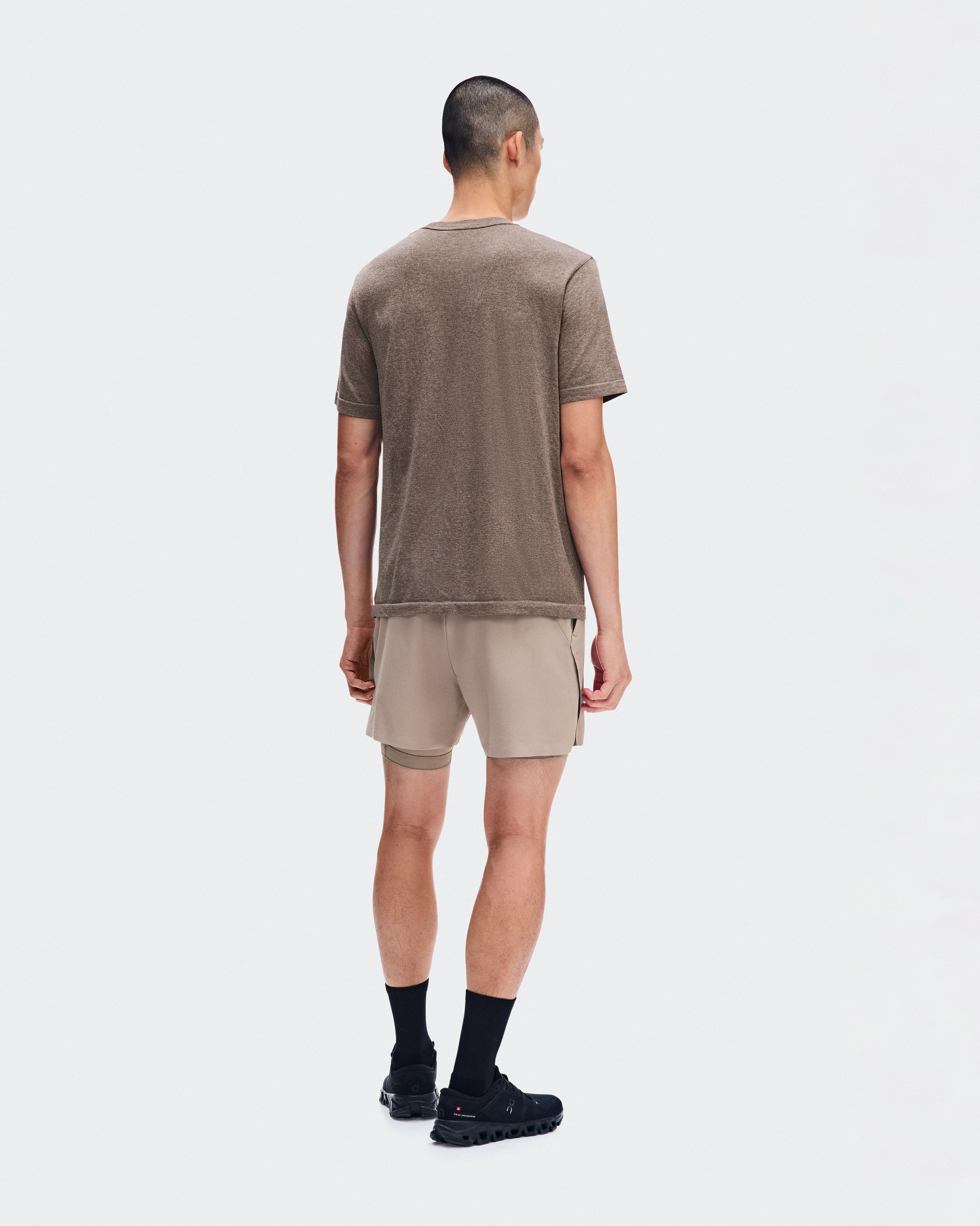 On Train 2-in-1 Shorts Clay Men Shorts