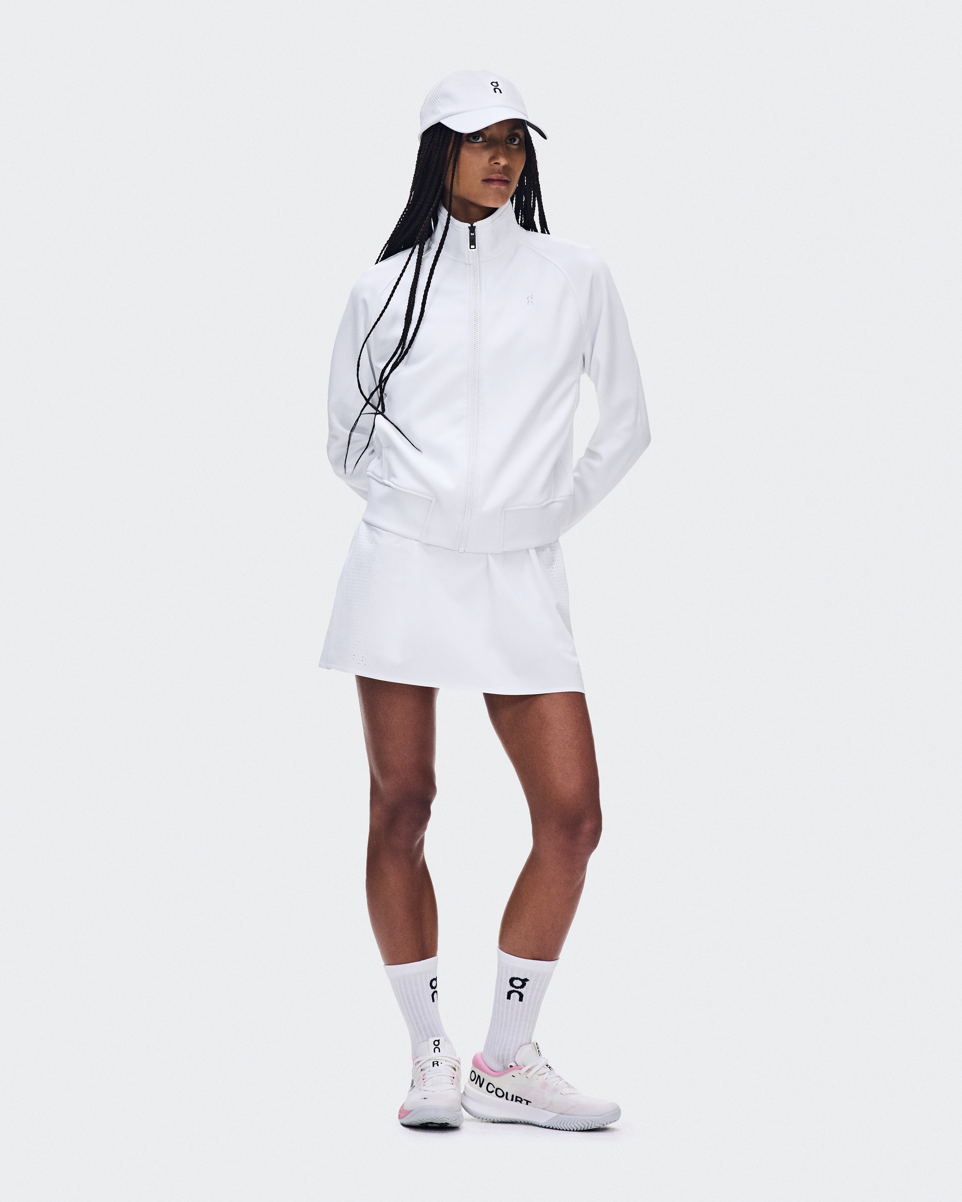 Women's Courtside Full Zip LDN | White | On United Kingdom