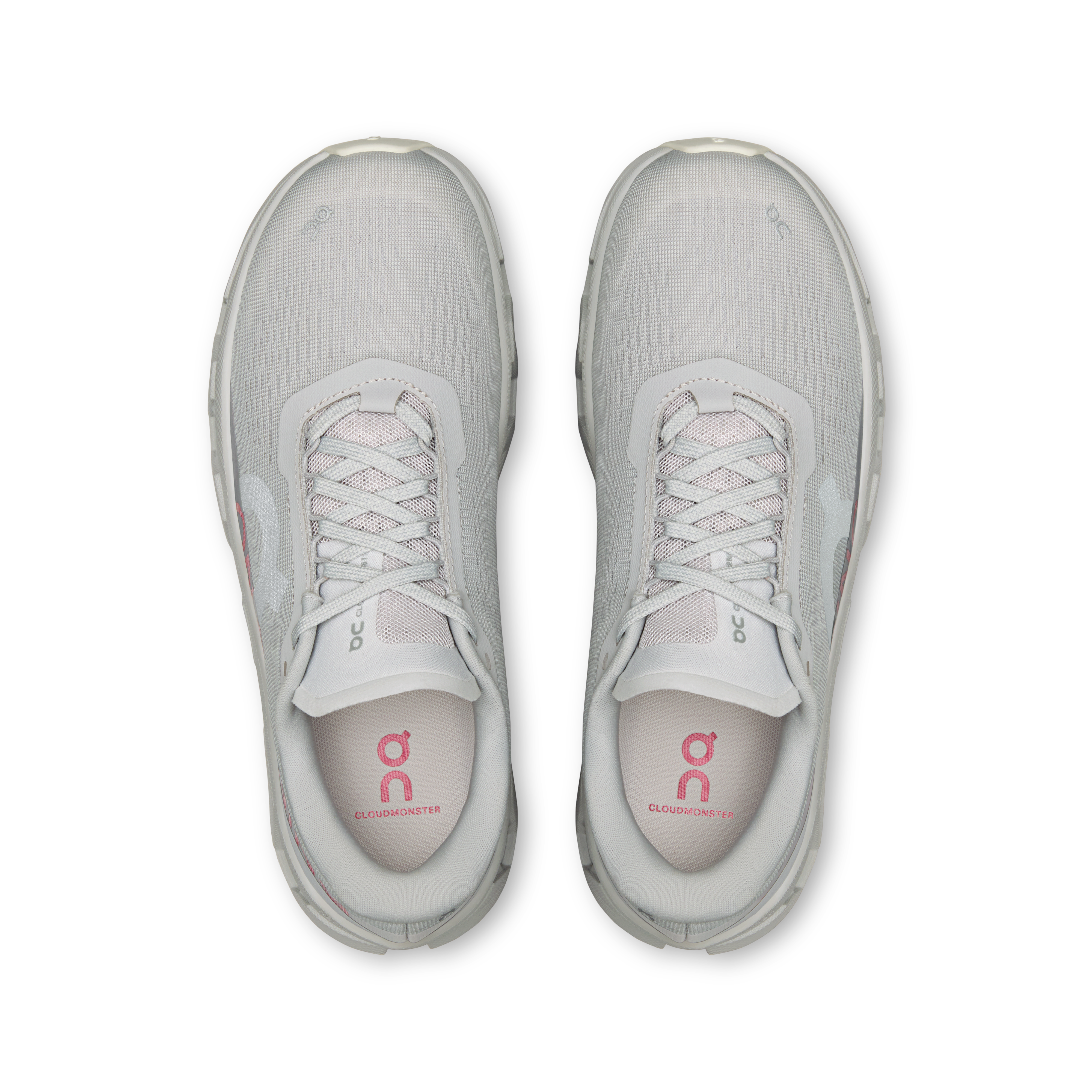 On Cloudmonster 1 Silver & Camellia Women Active life Shoes