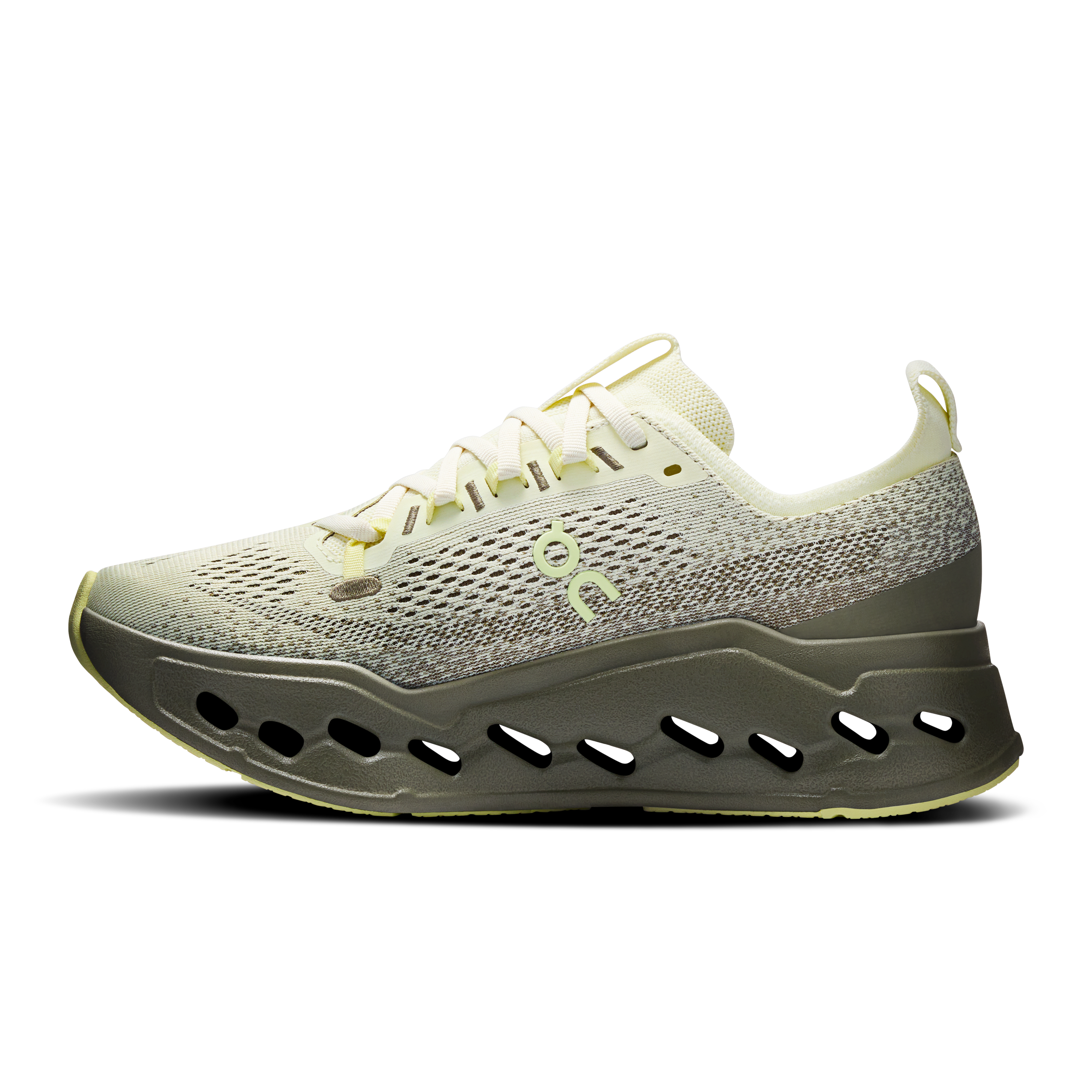 On Cloudsurfer Max Seedling & Olive Women Road running Shoes