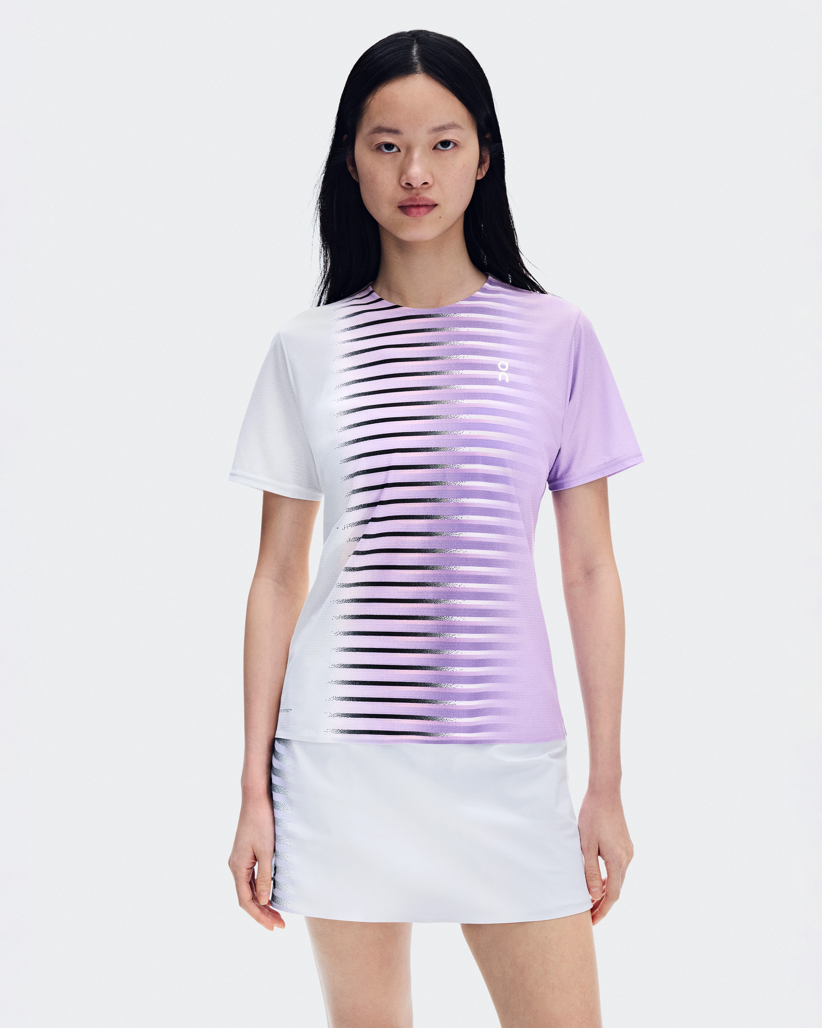 On Court-T Edge Bloom & White Women Tops and t-shirts