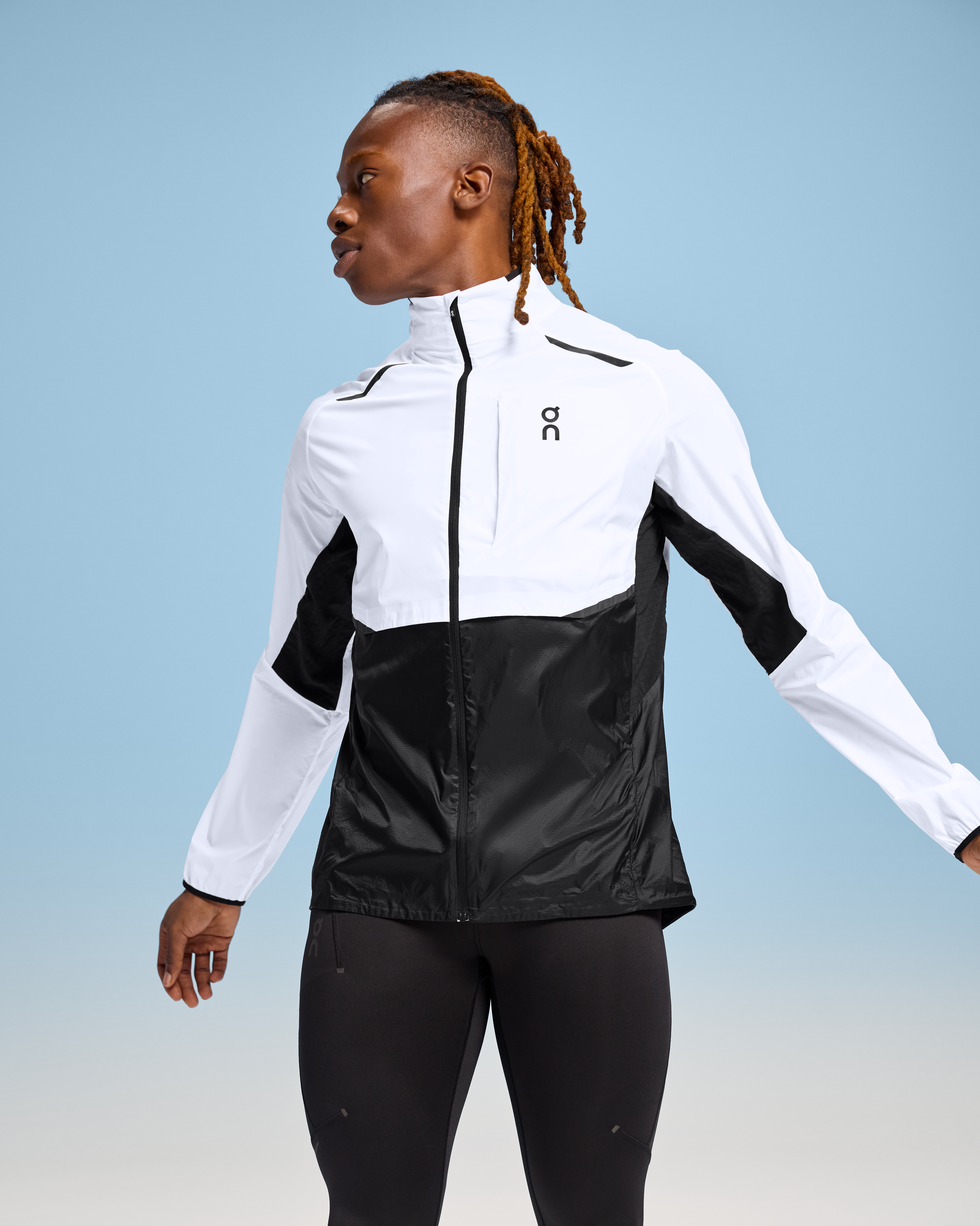 Men's Weather Jacket | White & Black | On United States Men's Weather Jacket | White & Black | On United States