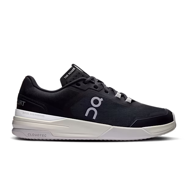 THE ROGER Advantage Pro Clay Tennis Shoe in Black/White
