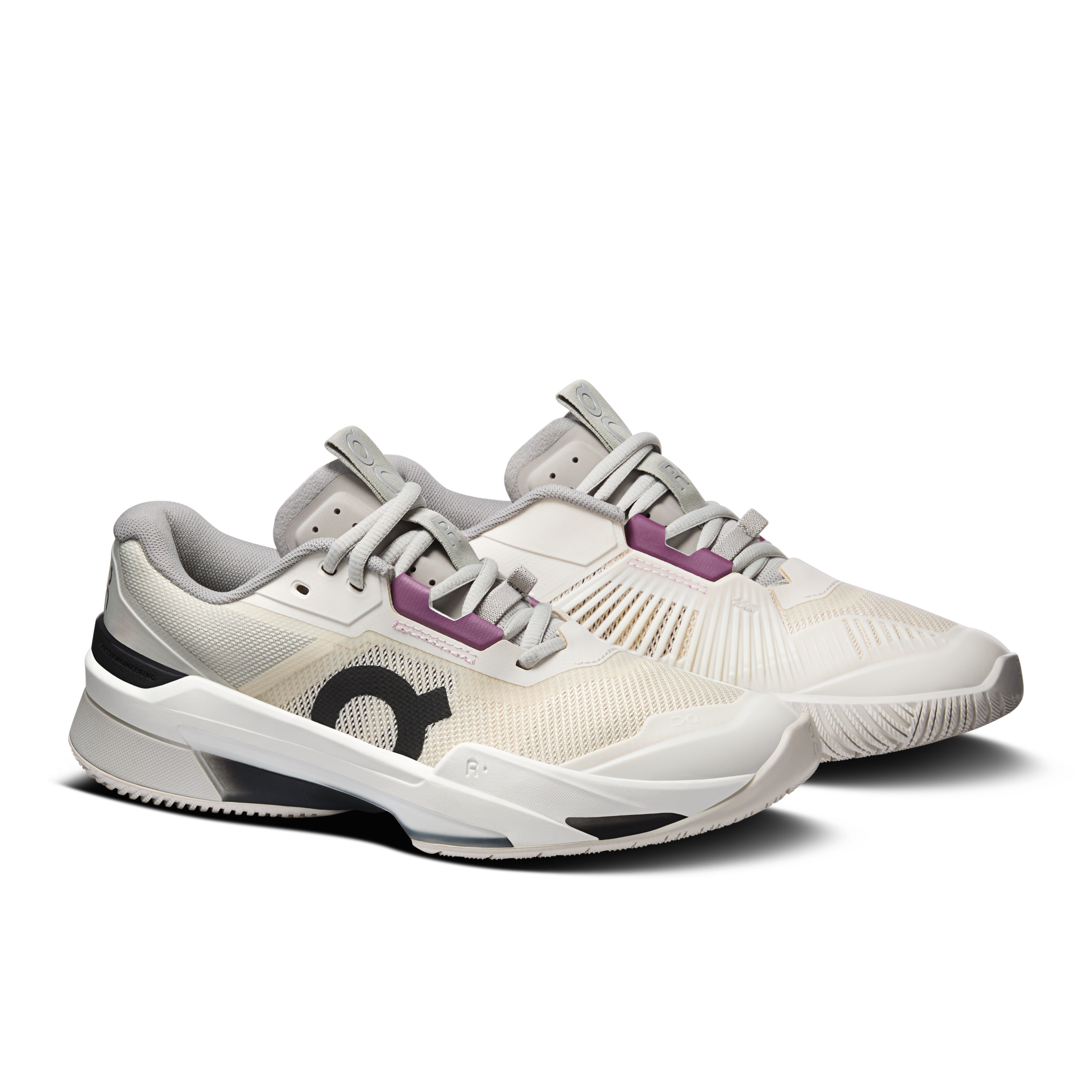 On THE ROGER Pro Fire Grain & Ivory Women Tennis Shoes