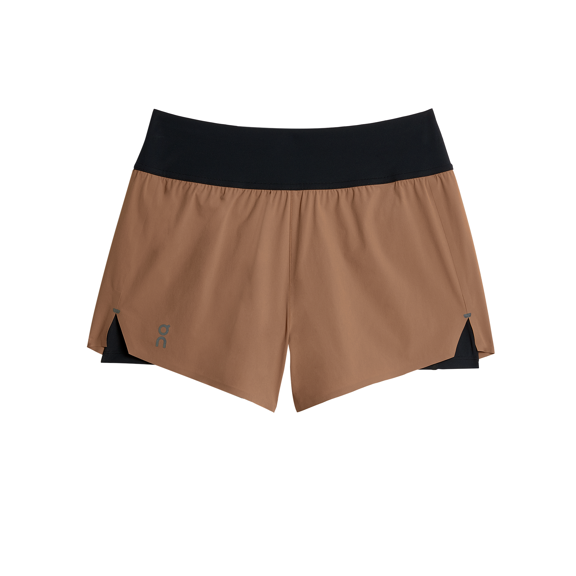 Brown running shorts fashion