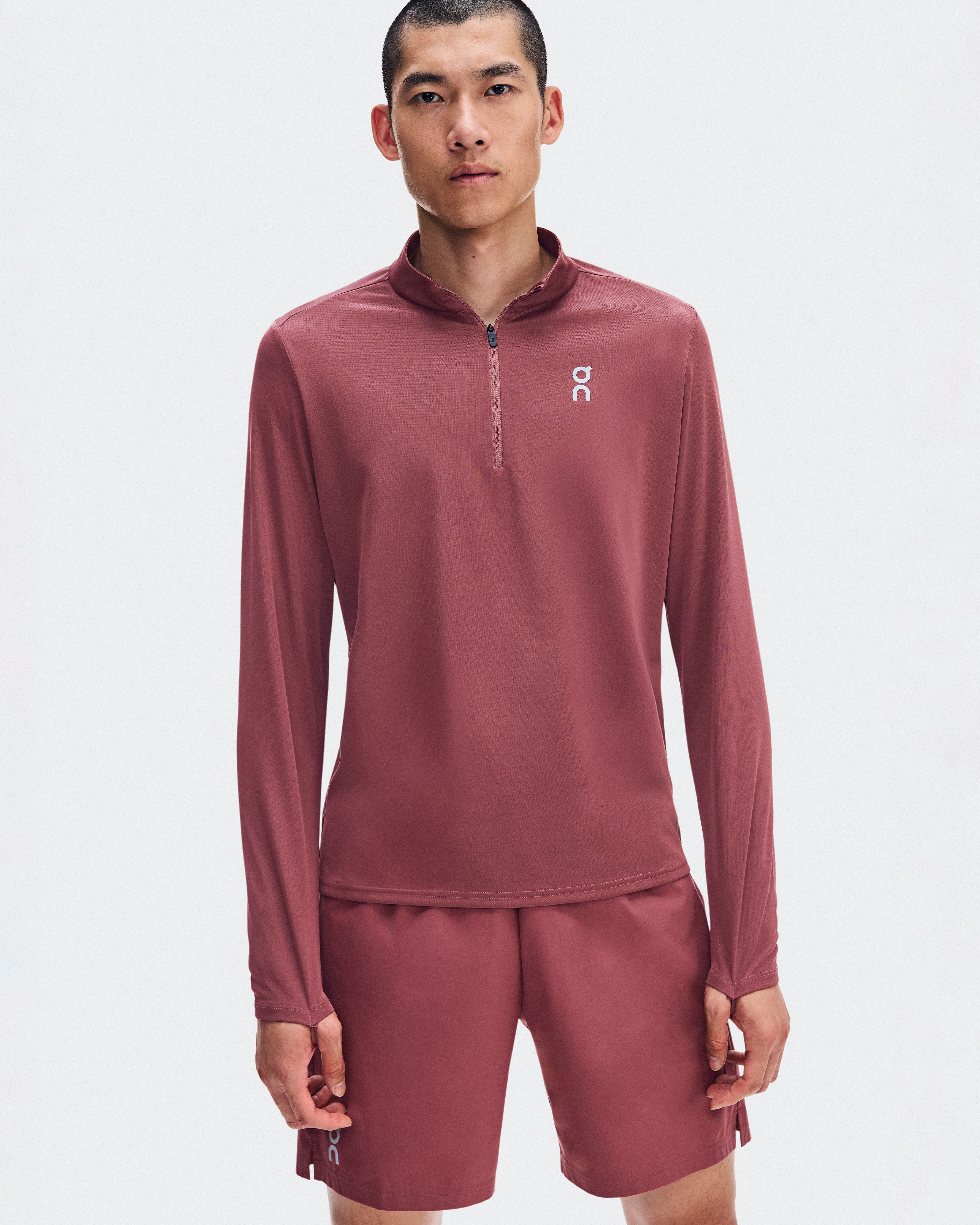 On Core 1/4 Zip Barberry Men – Daily running, cool weather running Hoodies and sweatshirts