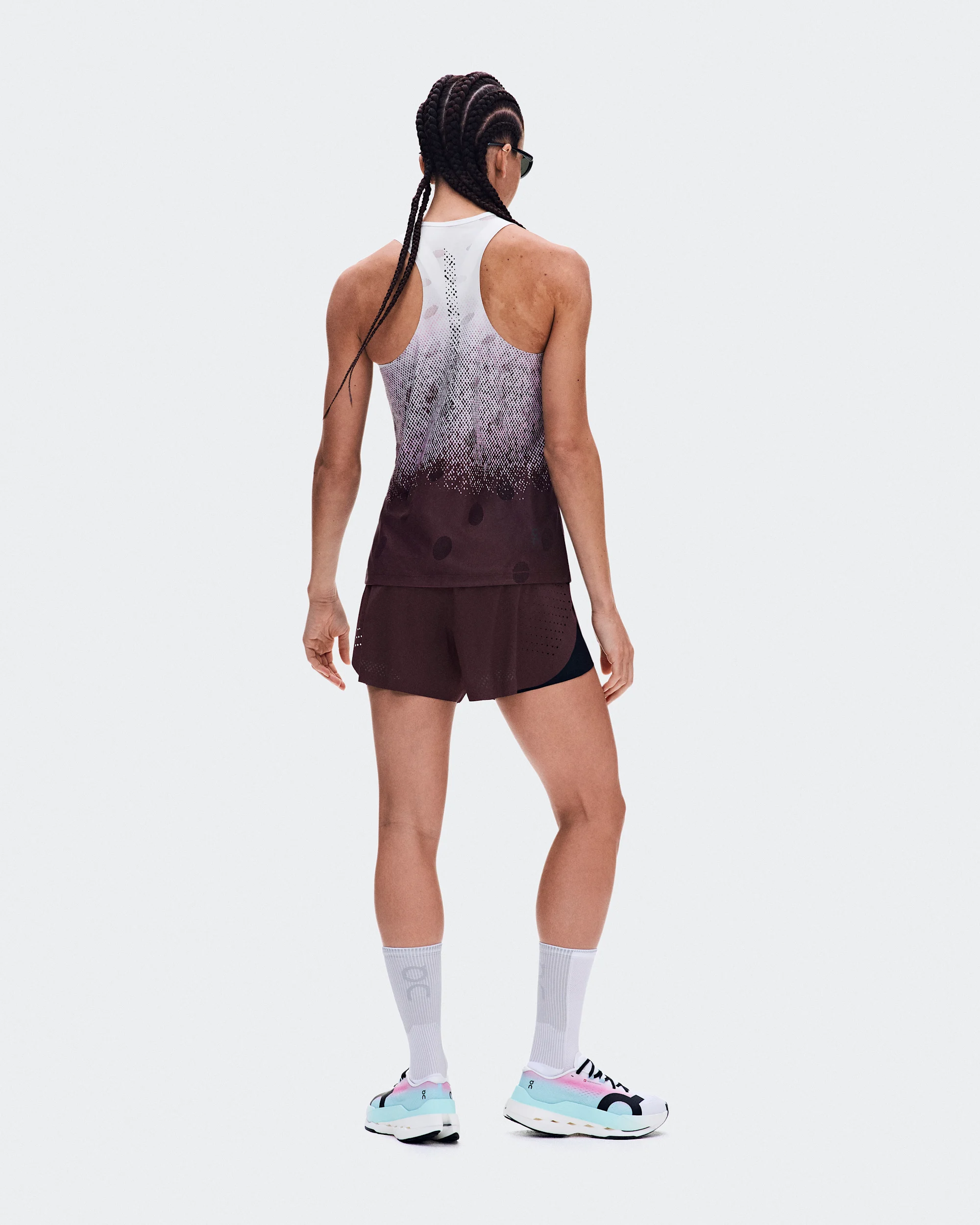 Women's Zero Tank Breathe Foxglove | White - thumbnail 3