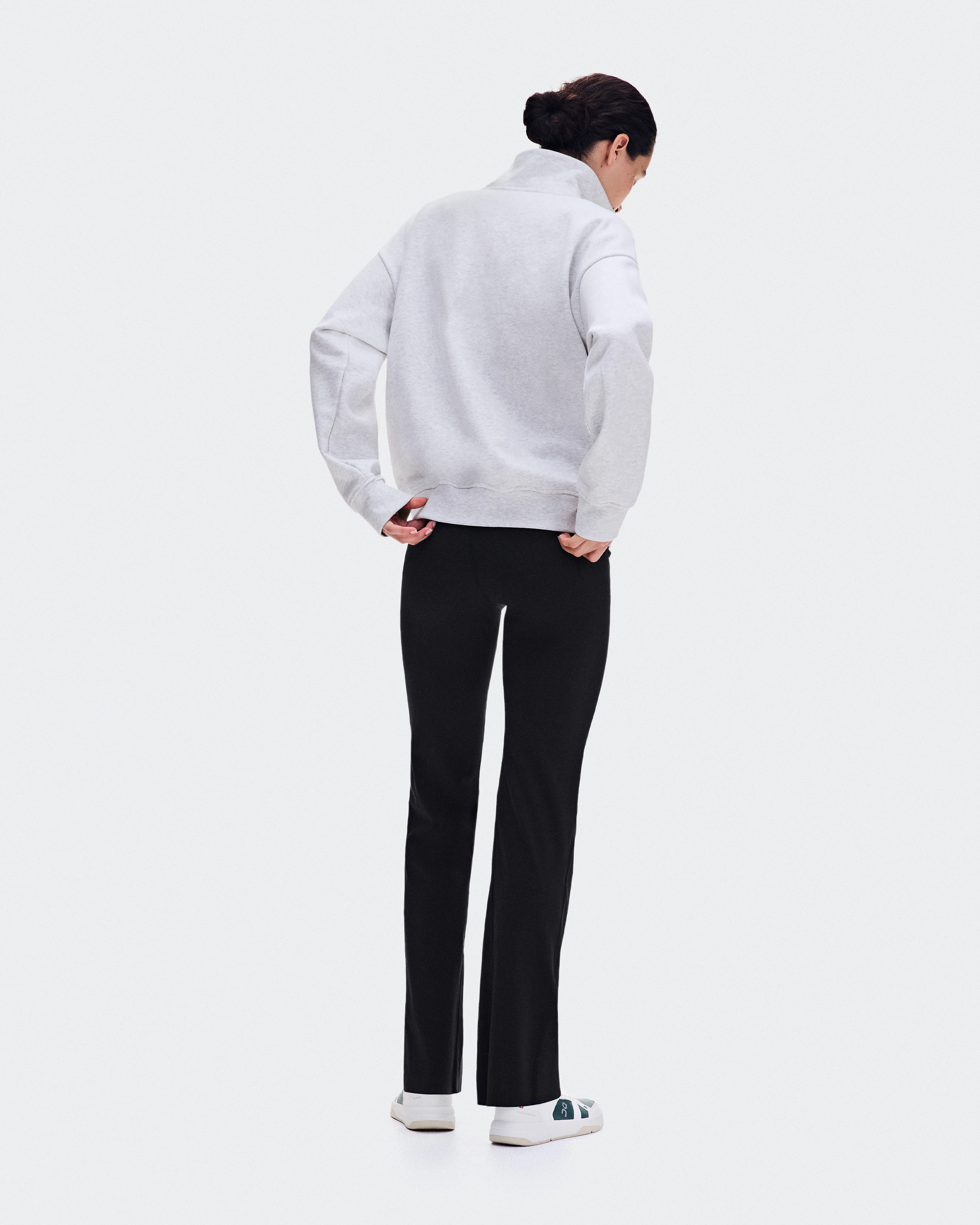 On Club Collective 1/4 Zip Crater Feminino Moletons
