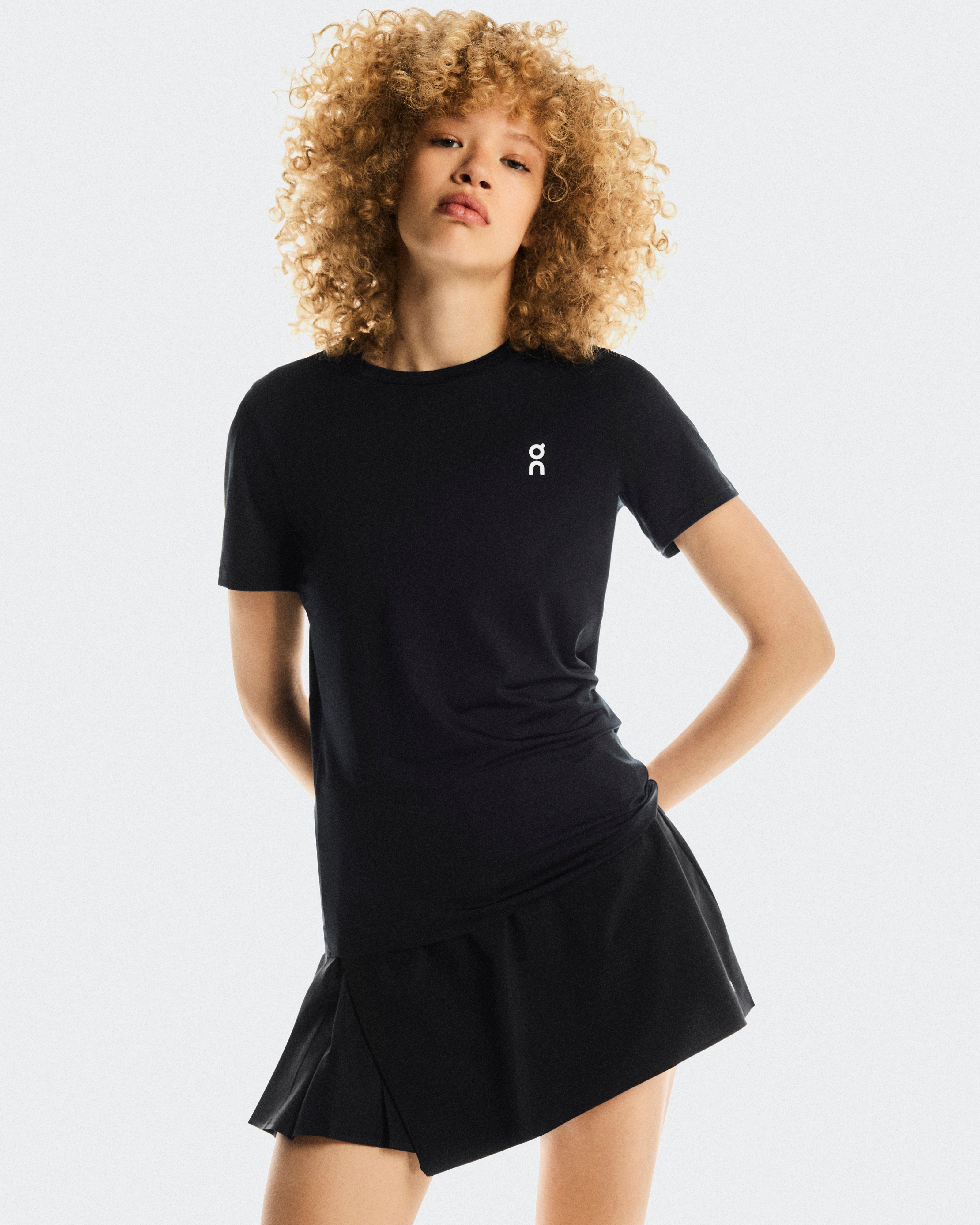 Court Skirt Side PleatWomen / Black / L