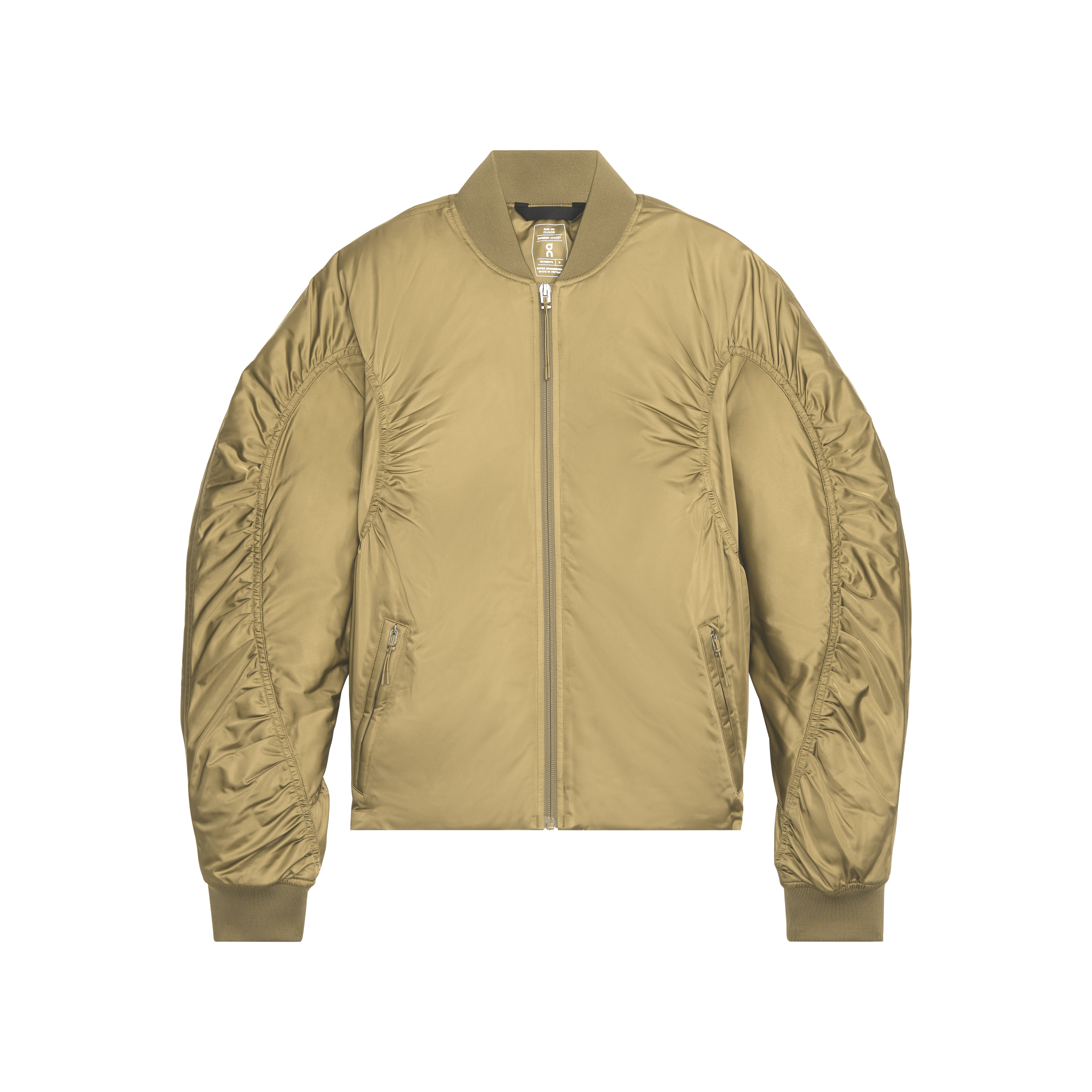 ジャケット COURREGES Women Bomber Jackets 424CBL218NY00201983 Brown Brown Bow Collar Bomber Jacket by Courrèges on Sale