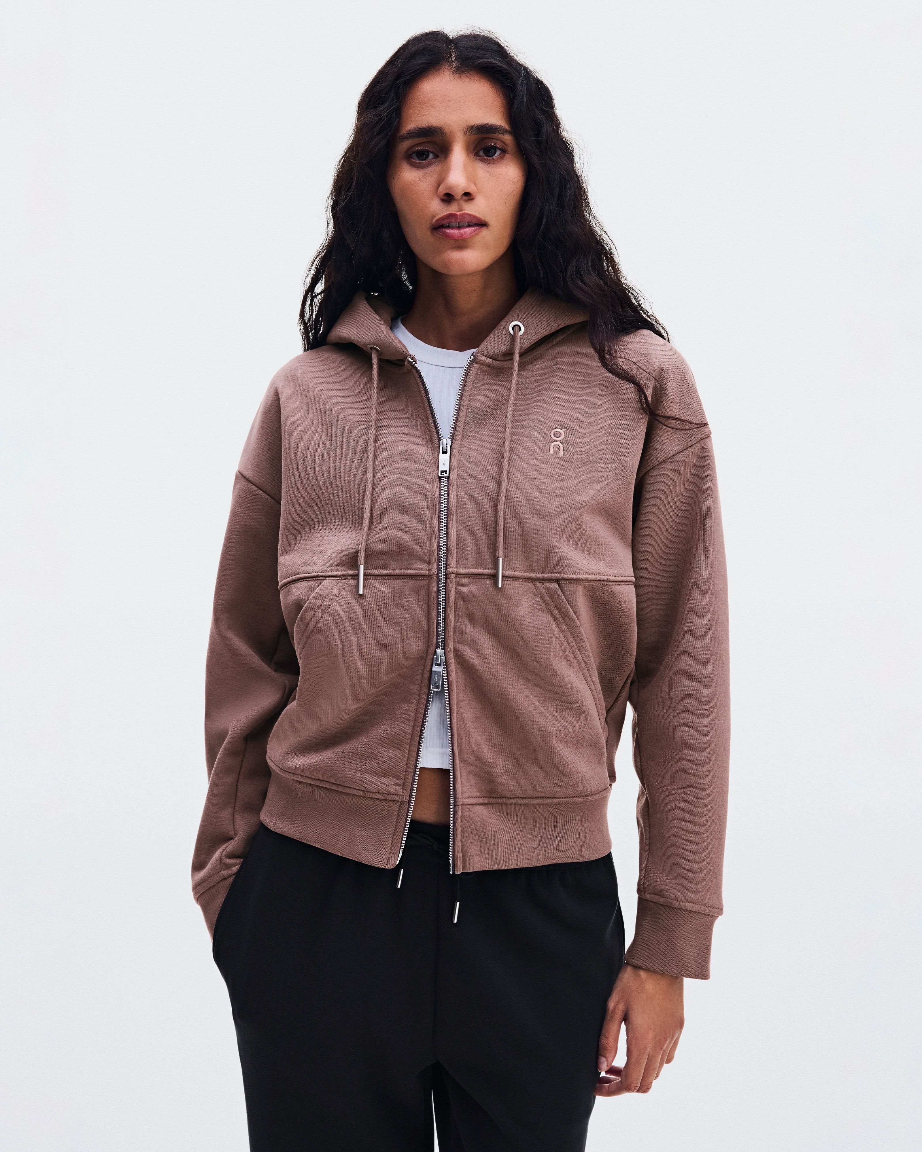 On Club Collective Full Zip Pixel Clove Women – Elevated everyday wear Hoodies and sweatshirts