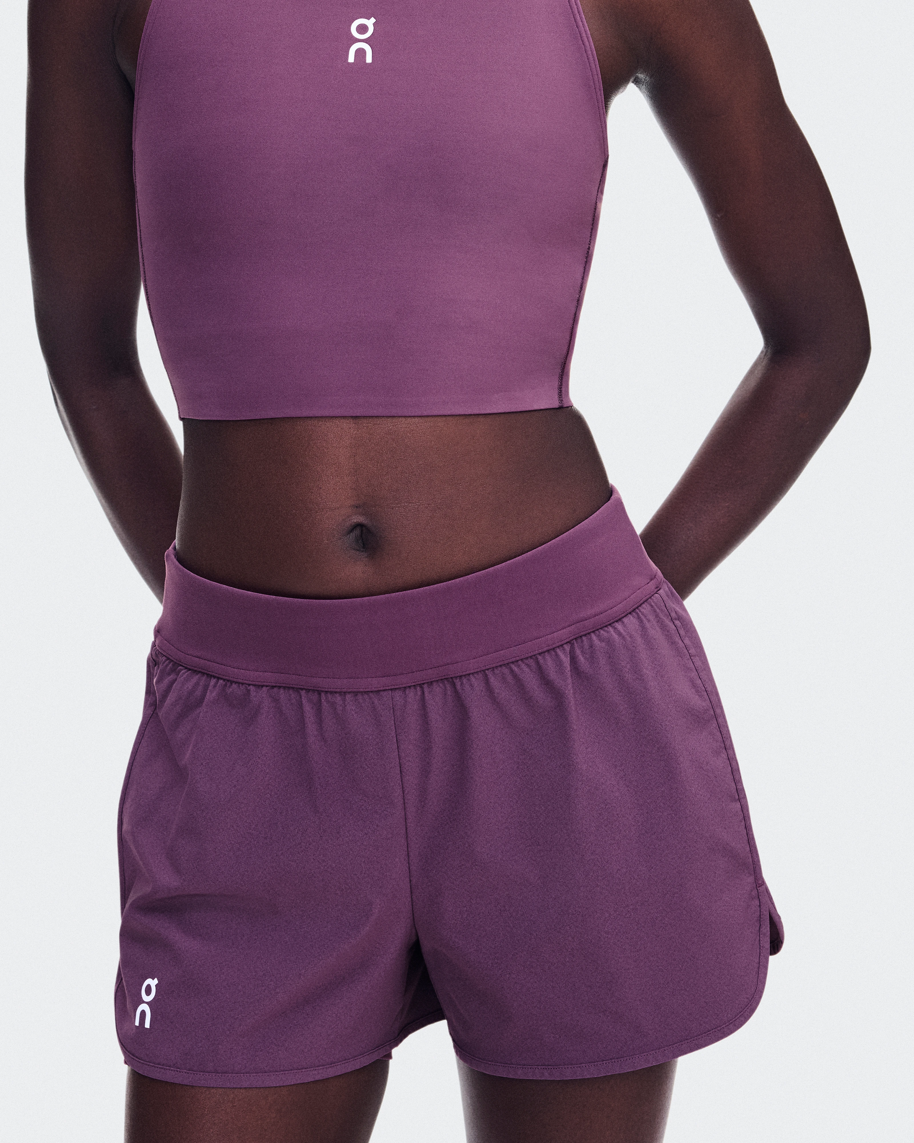 On 3" Court Shorts 2-in-1 Cassis Feminino Shorts