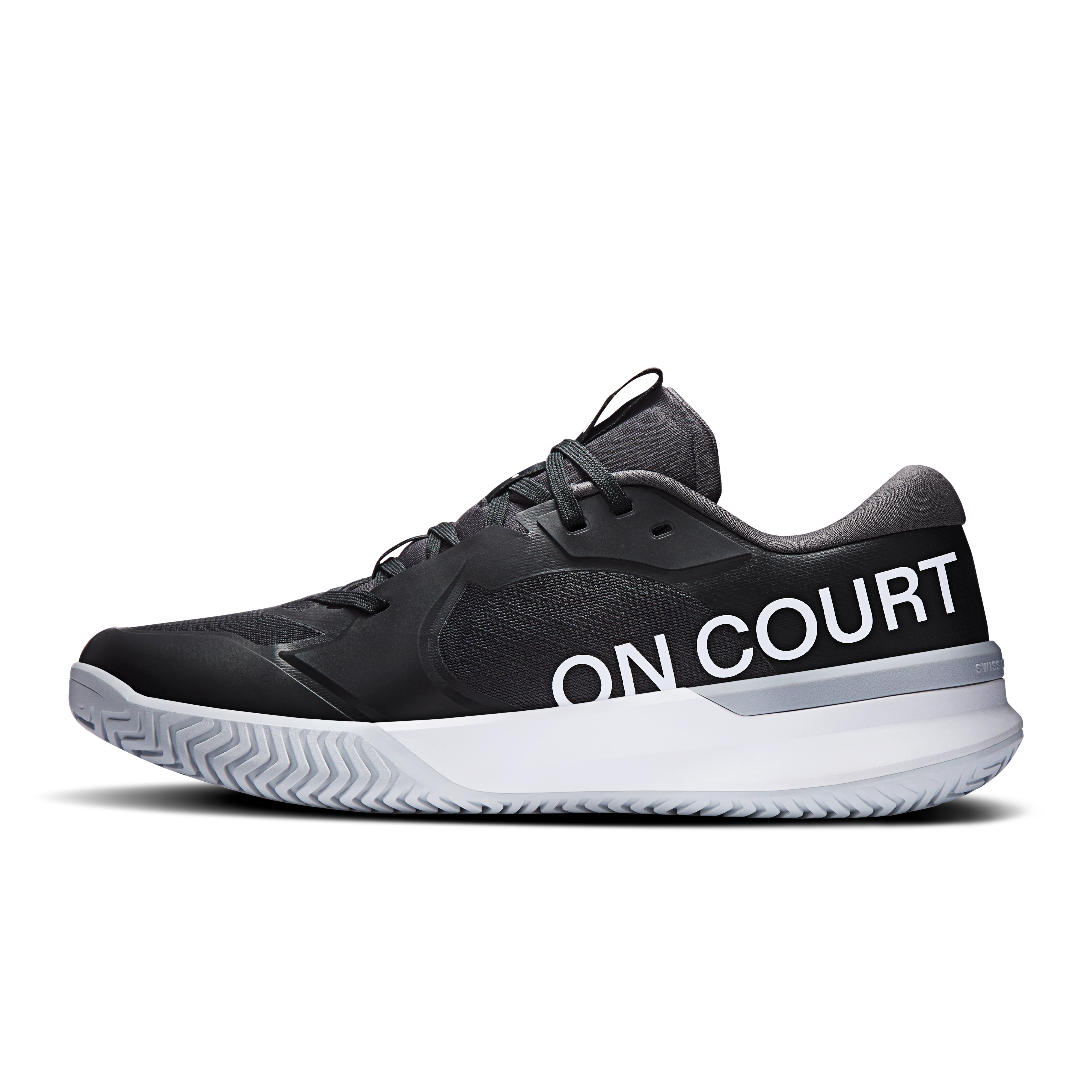 On THE ROGER Pro 3 Clay Black & Pink Men Tennis Shoes