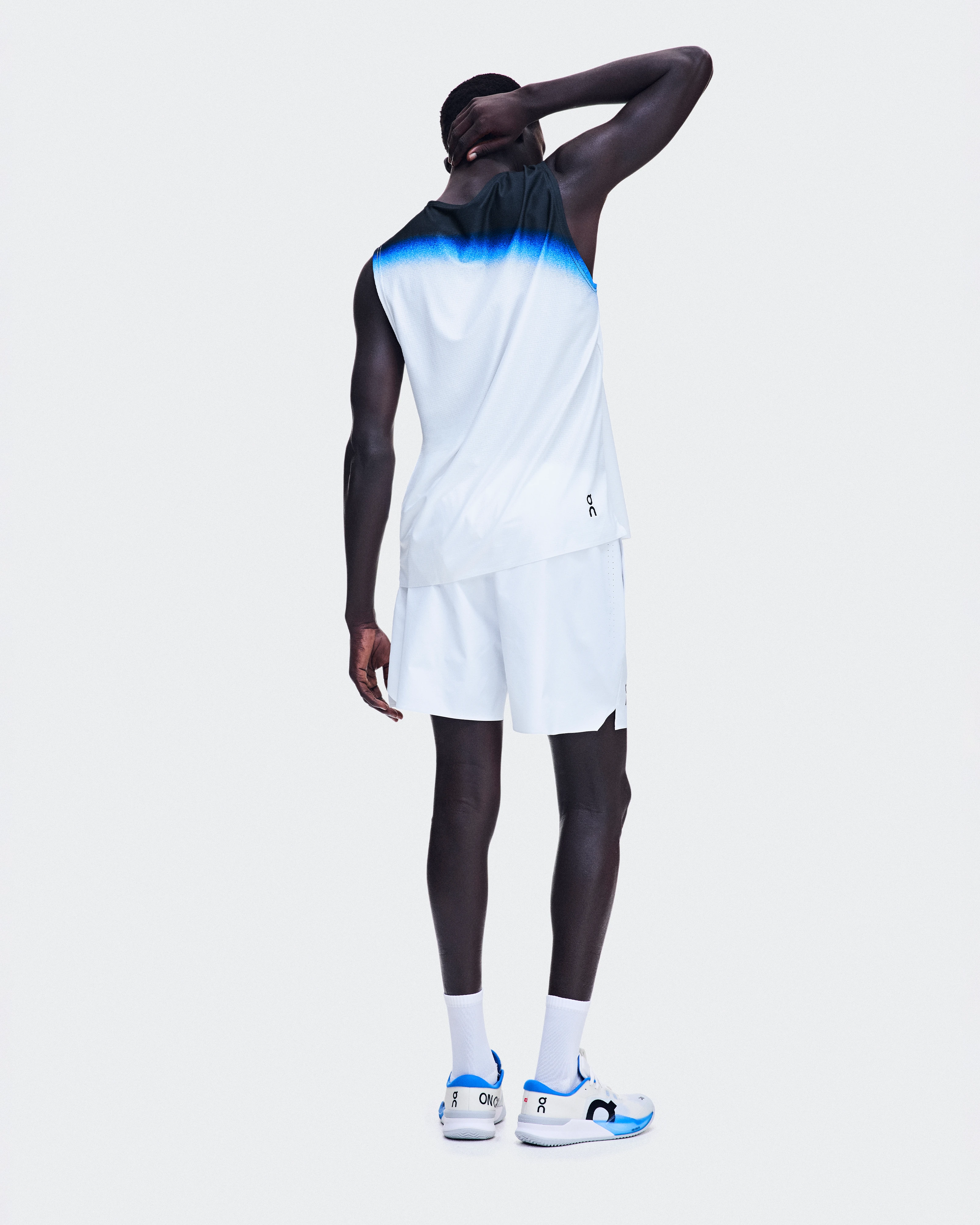 On Court Tank Swing White & Jay Homme Hauts et t-shirts