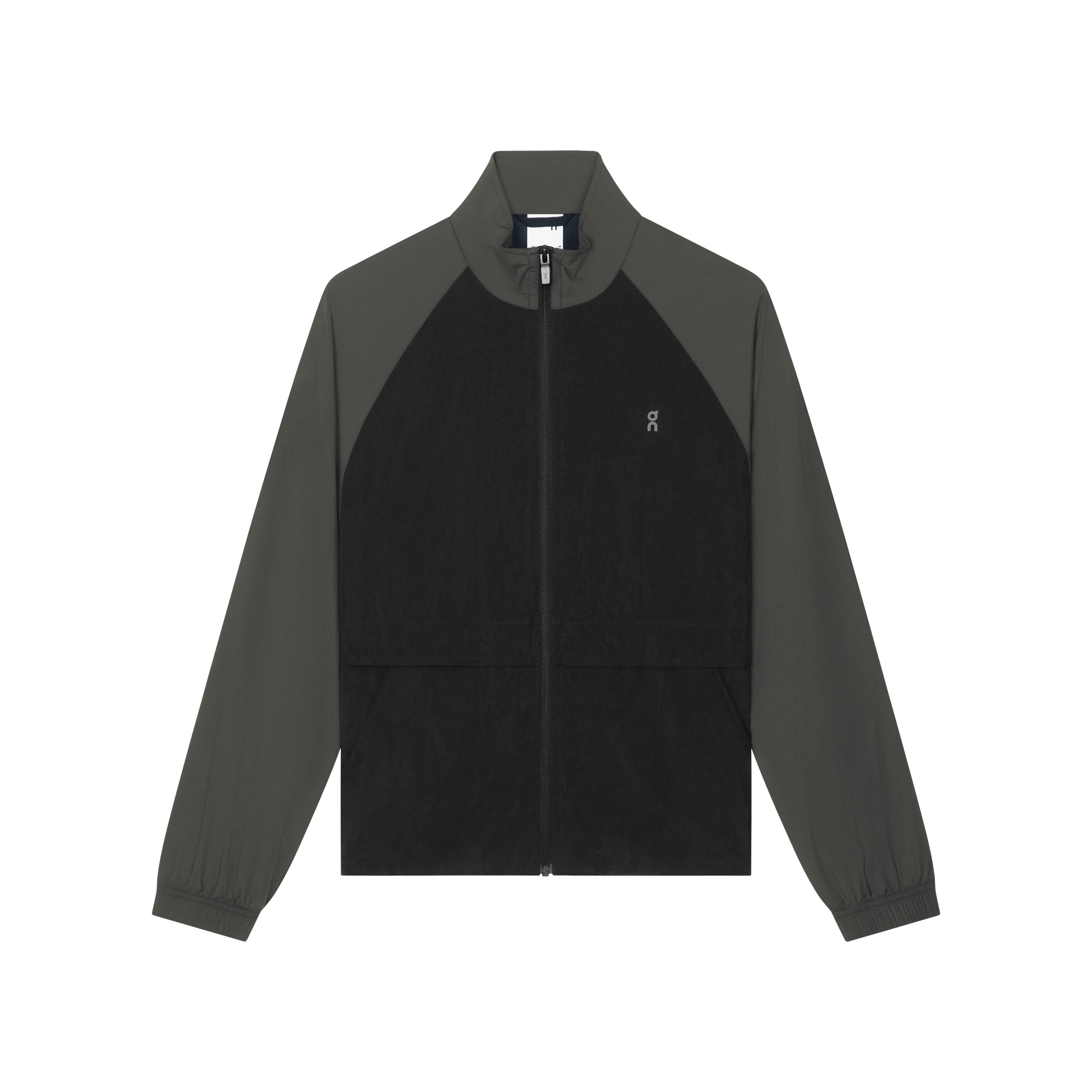 All-Day Track Jacket in Black/Espresso