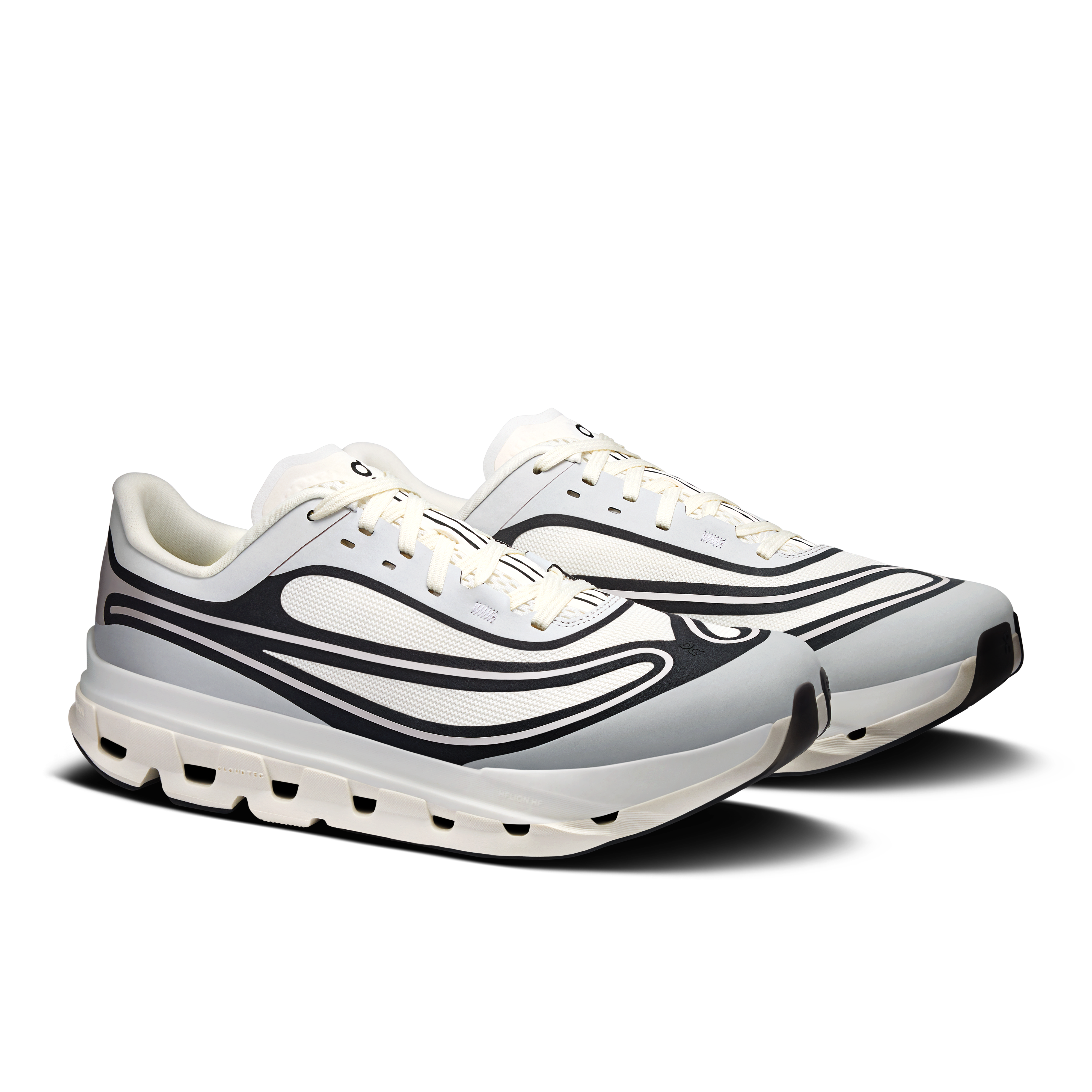 On Cloudflow 5 AD Ivory & Black Men Active life Shoes