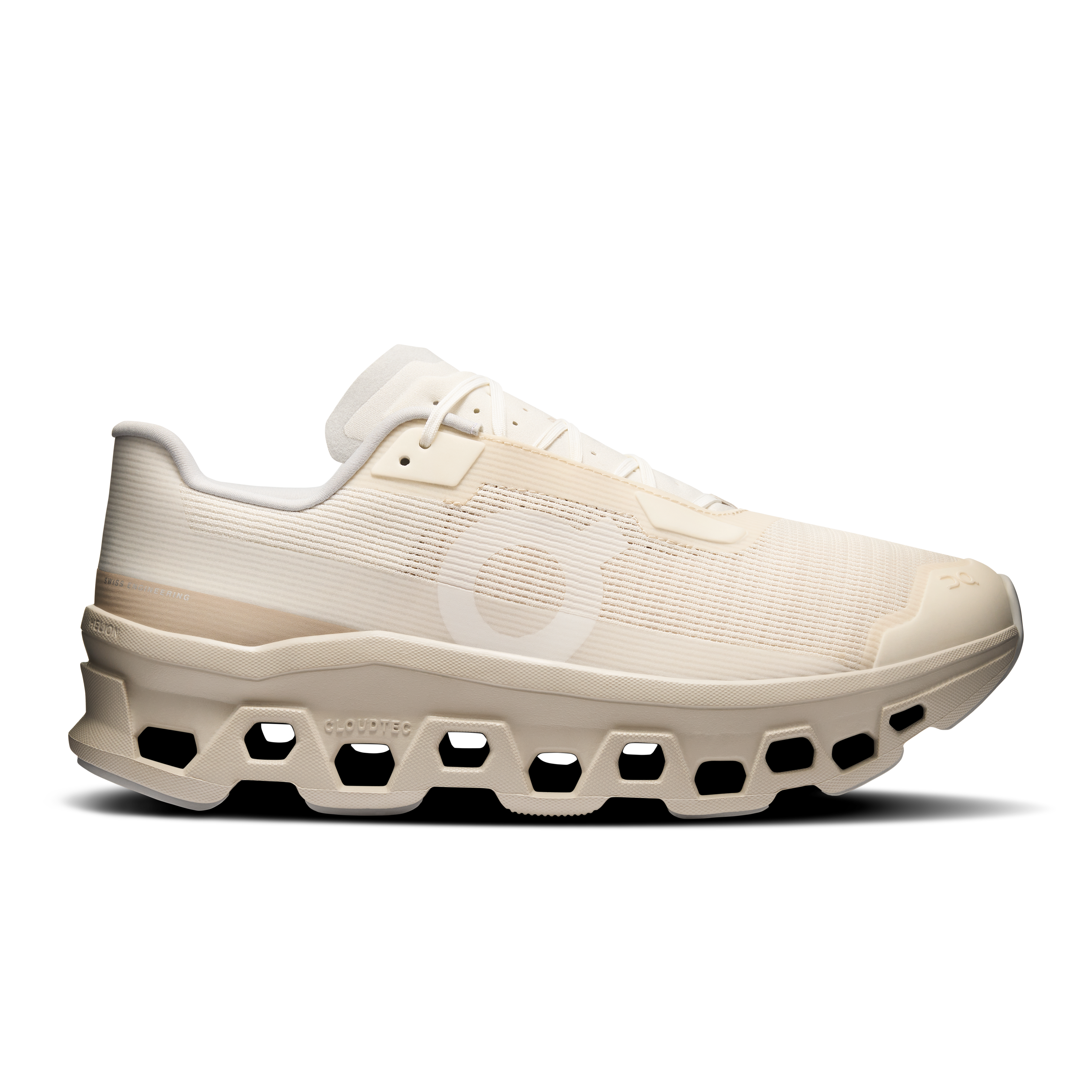 On Cloudmonster Void Beige Men Men – All day movement, CloudTec®, Helion™ superfoam Shoes