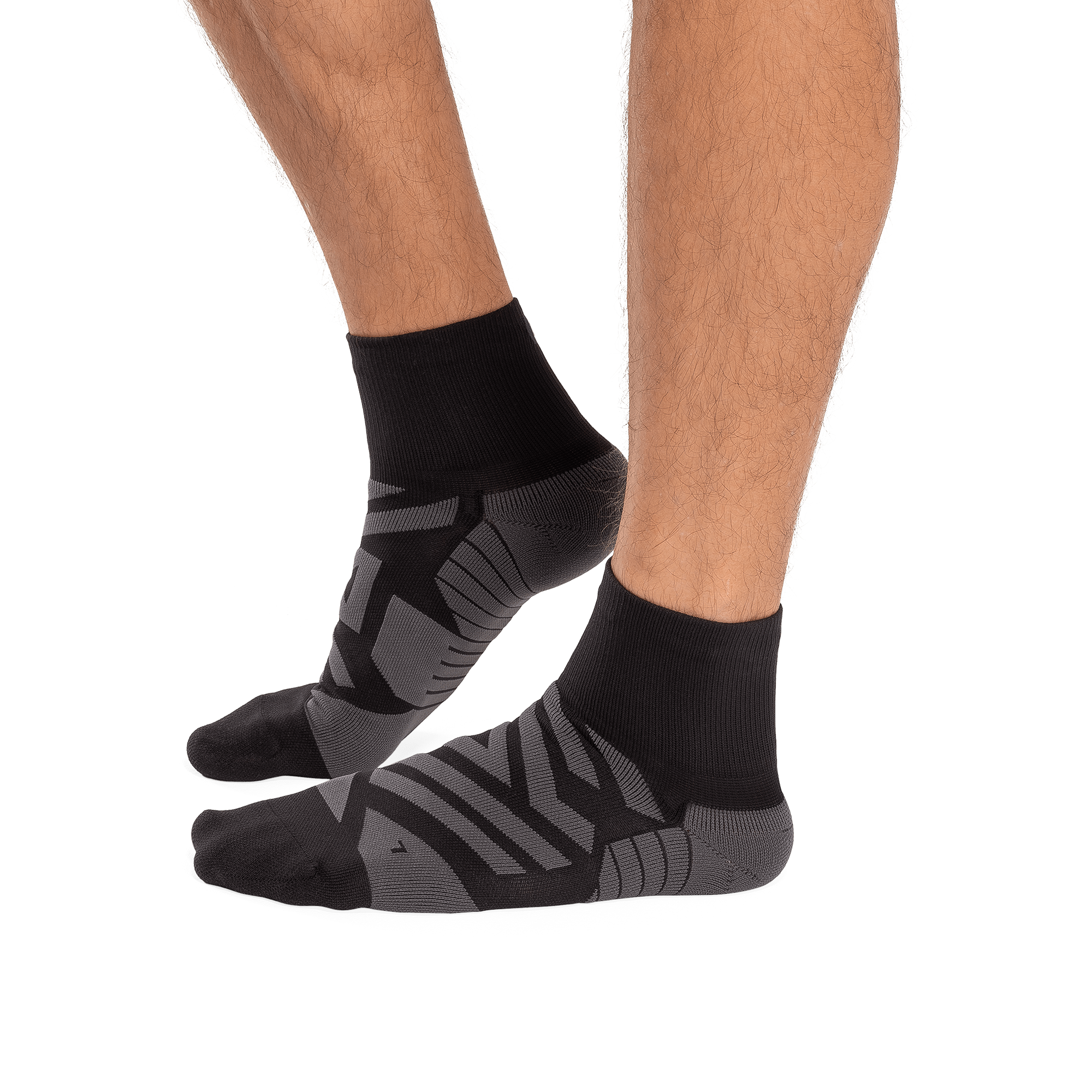 Men's Performance High Sock | Black & Shadow | On United States