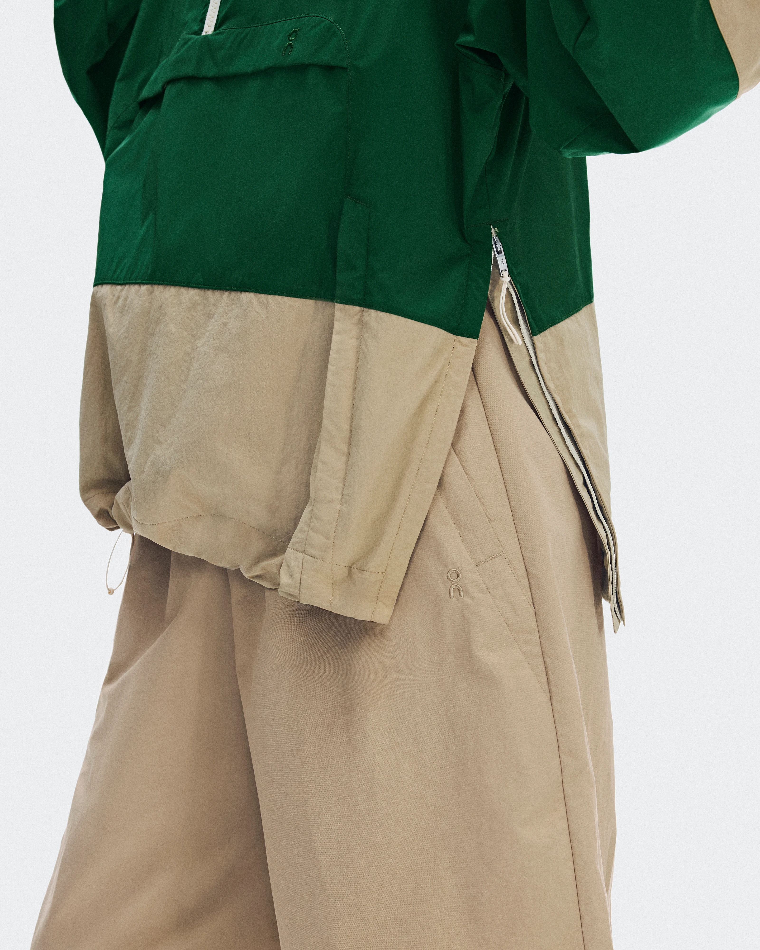 On Half-Zip Anorak Kasha Donna Giacche