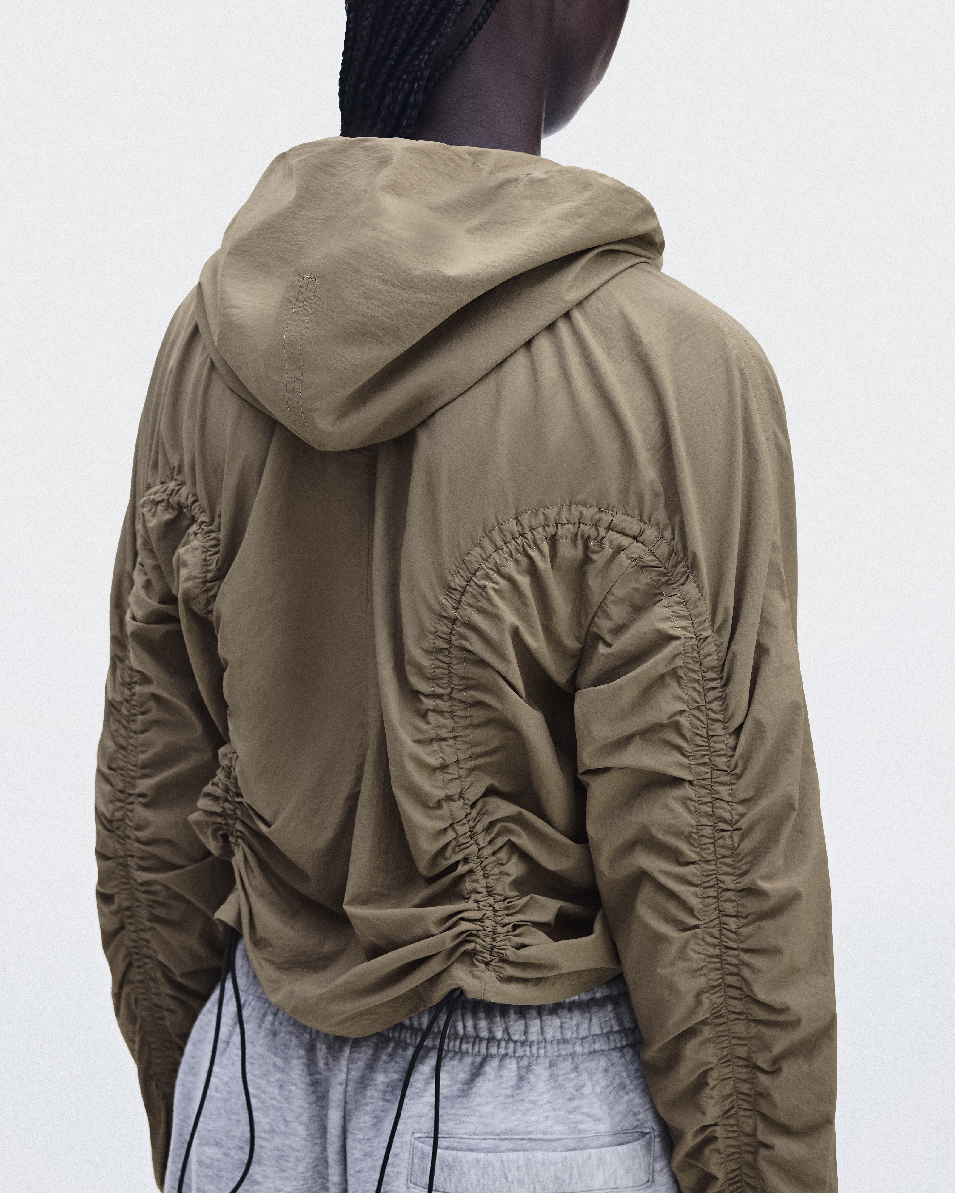 Women's Ruched Lightweight Jacket | Brown | On United States