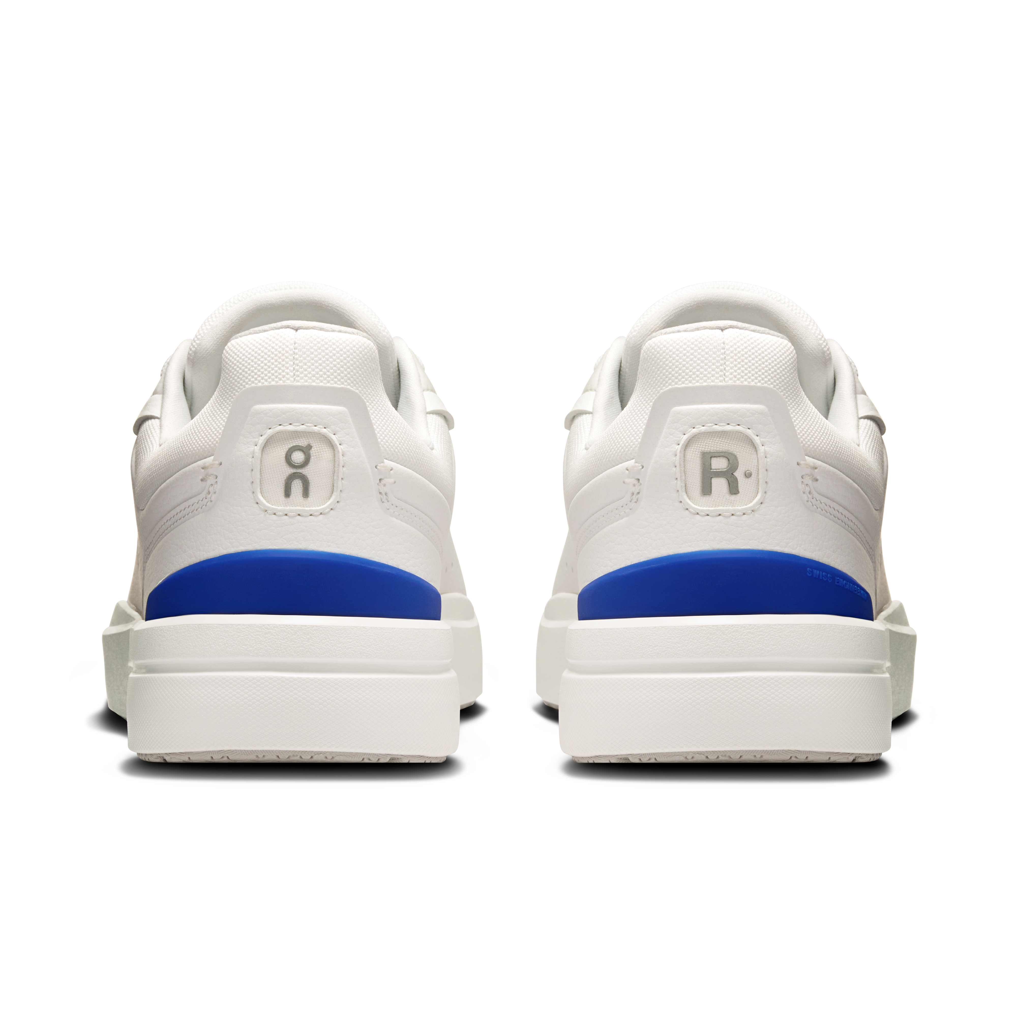 On THE ROGER Advantage White & Indigo Men Tennis Shoes
