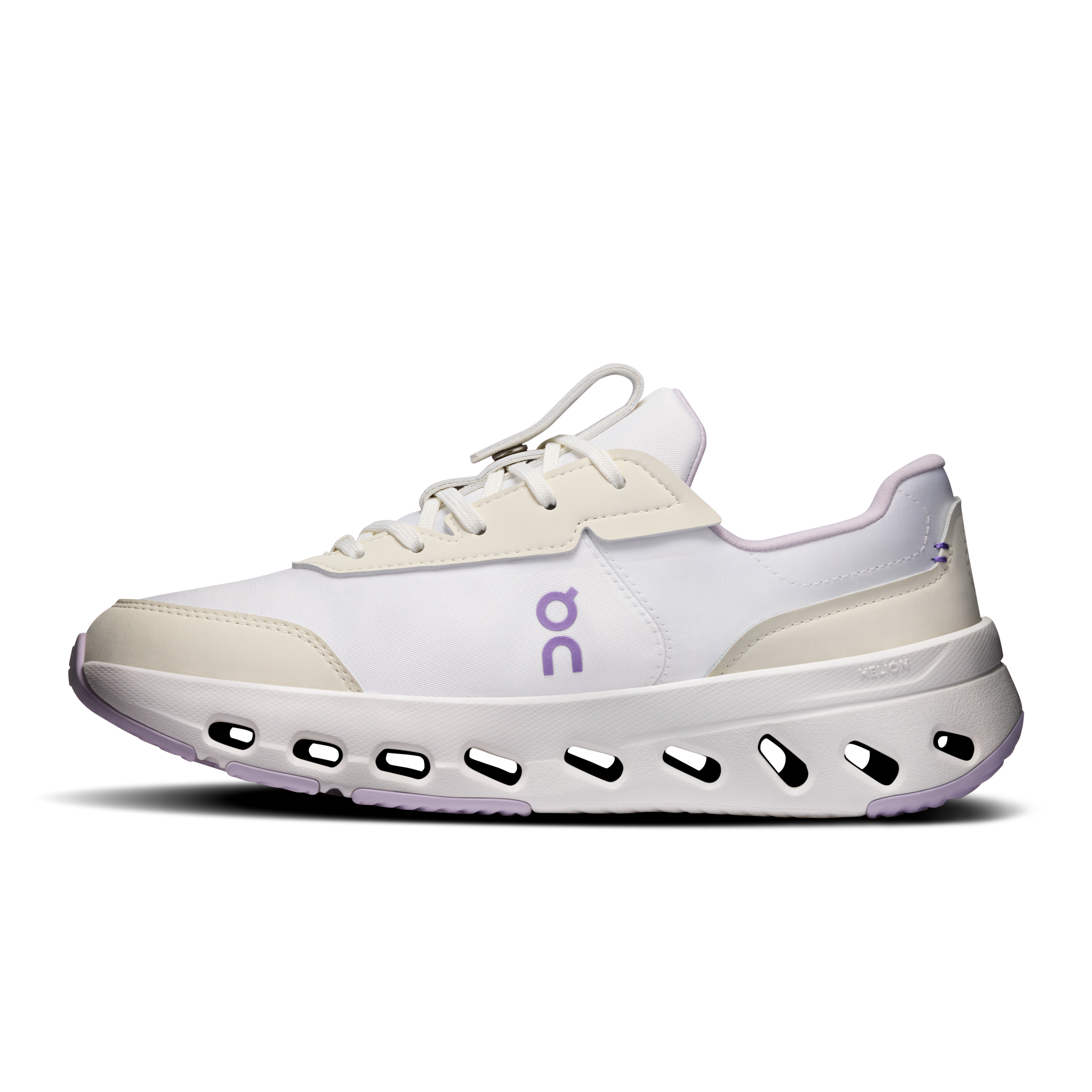 On THE ROGER Wildcard Ivory & Orchid Women Tennis Shoes