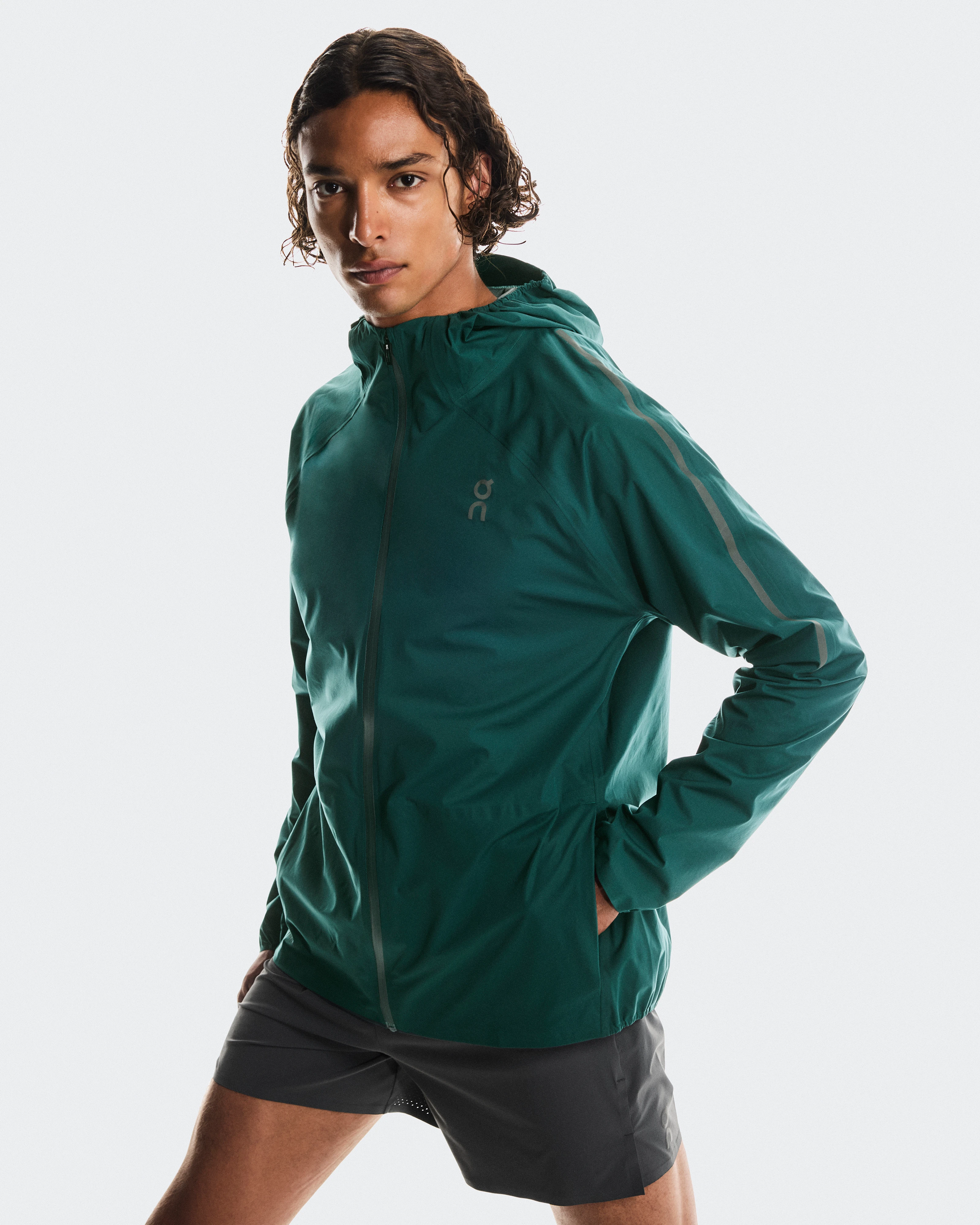 On Performance Jacket Waterproof Spirulina Men Jackets