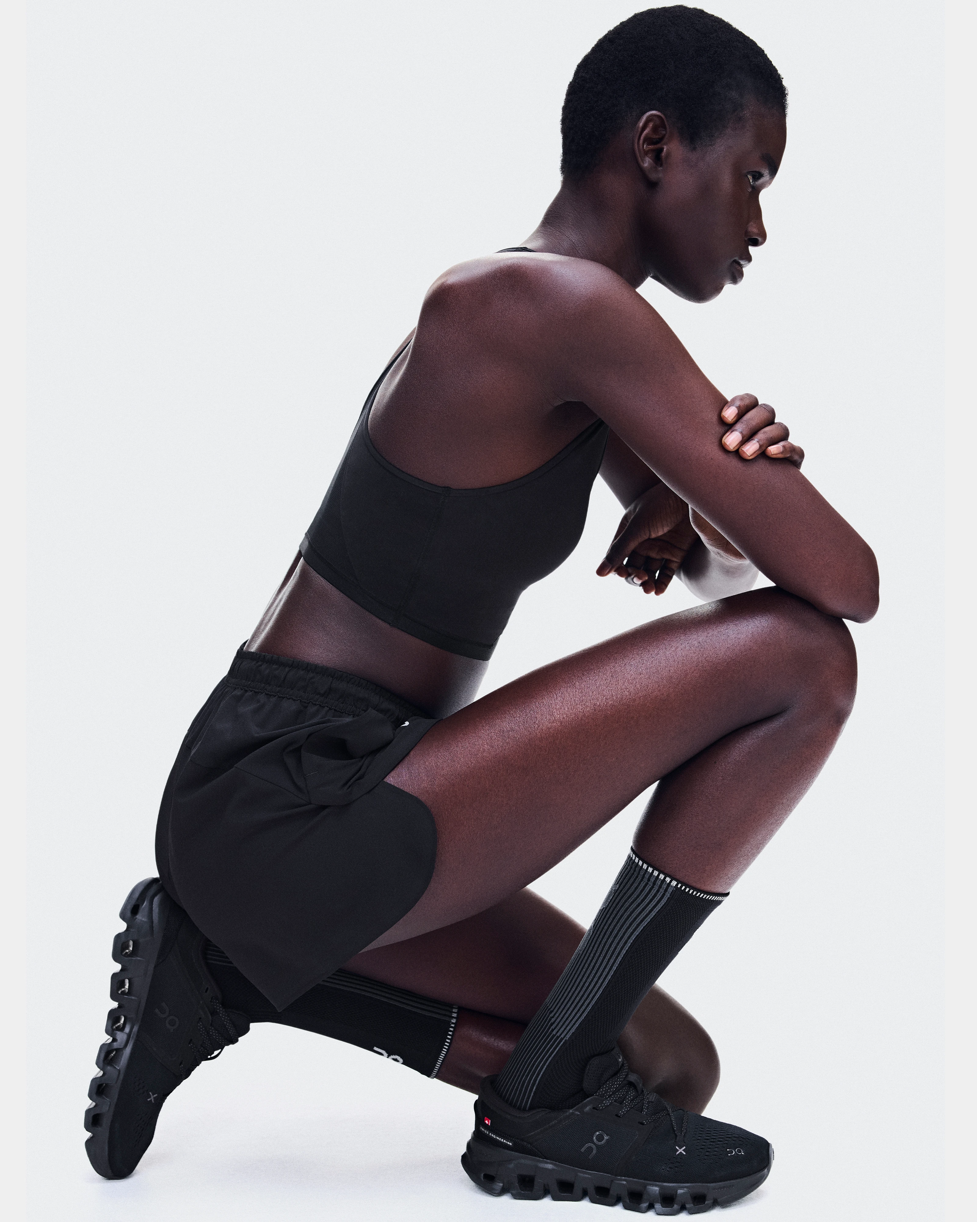 On Train Shorts 3" Black Women Shorts