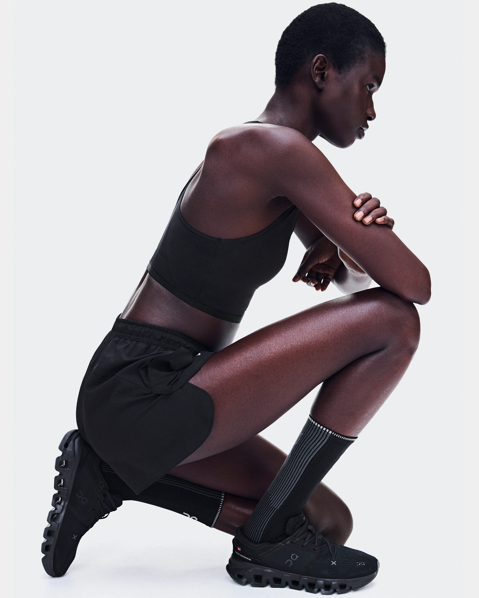 Women's Train Shorts 3" Black - thumbnail 2