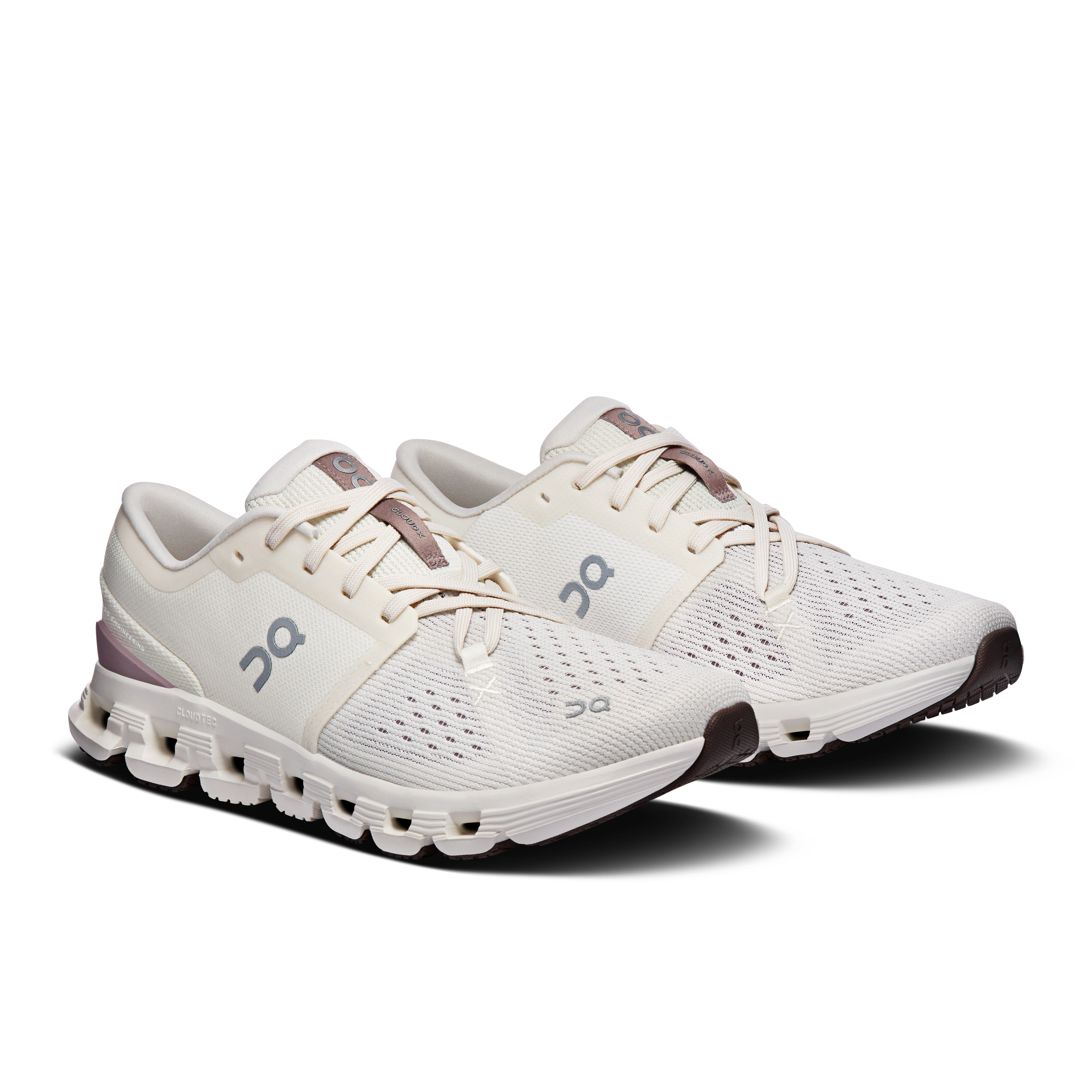 On Cloud X 4 Ivory & Heron Damen training_shoes Schuhe