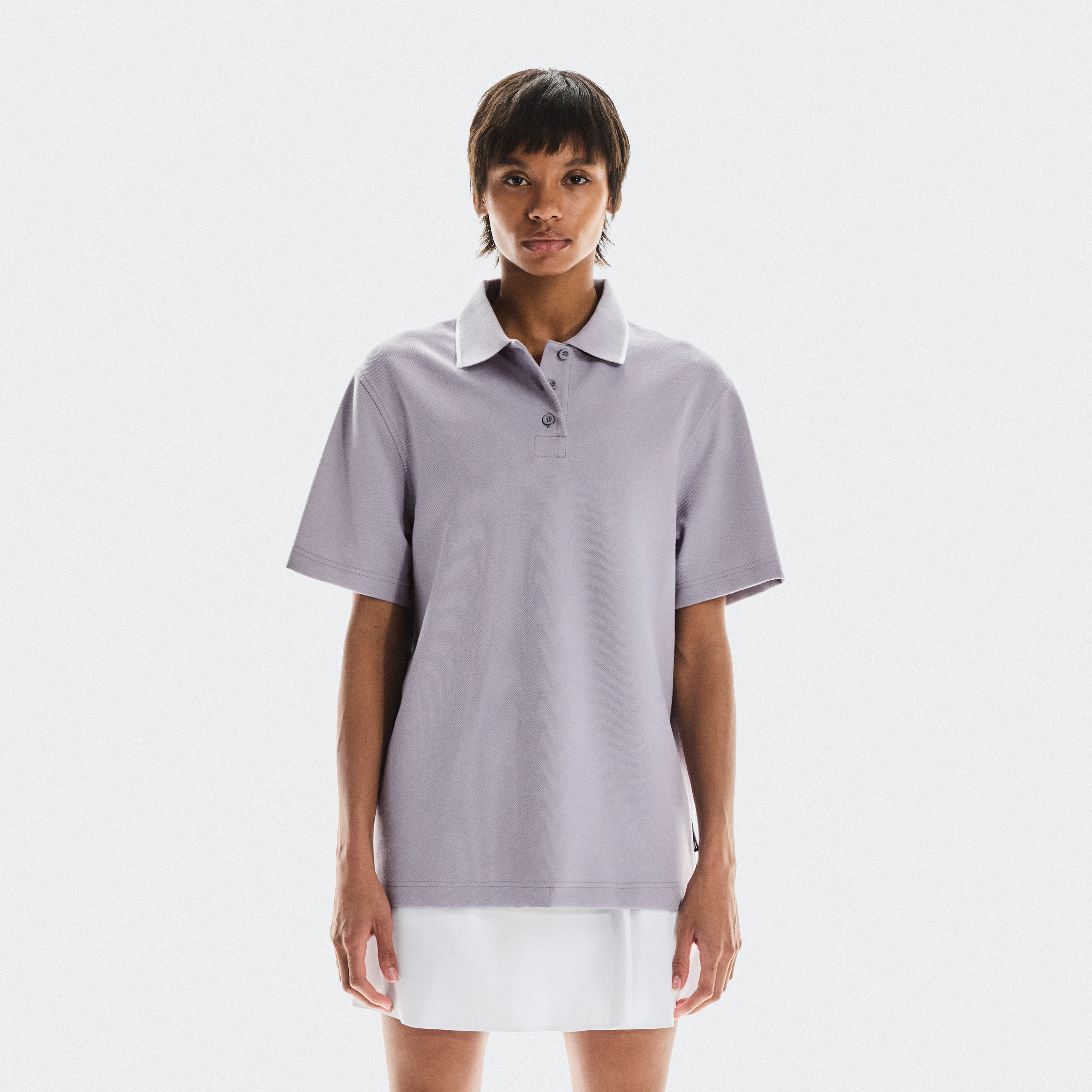 On Courtside Polo Pink Women Women – Tennis lifestyle, courtside, all-day comfort Tops and t-shirts
