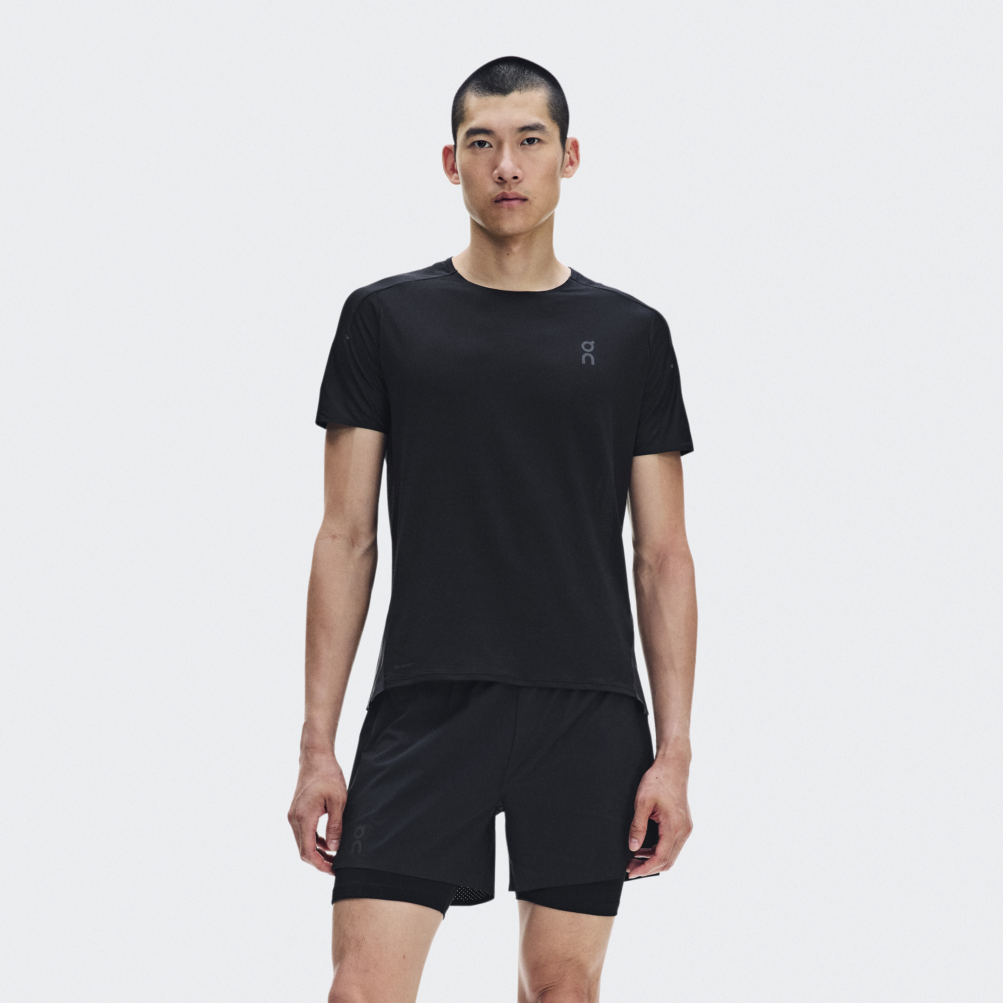 Performance-T Short-Sleeve Shirt in Black/Eclipse