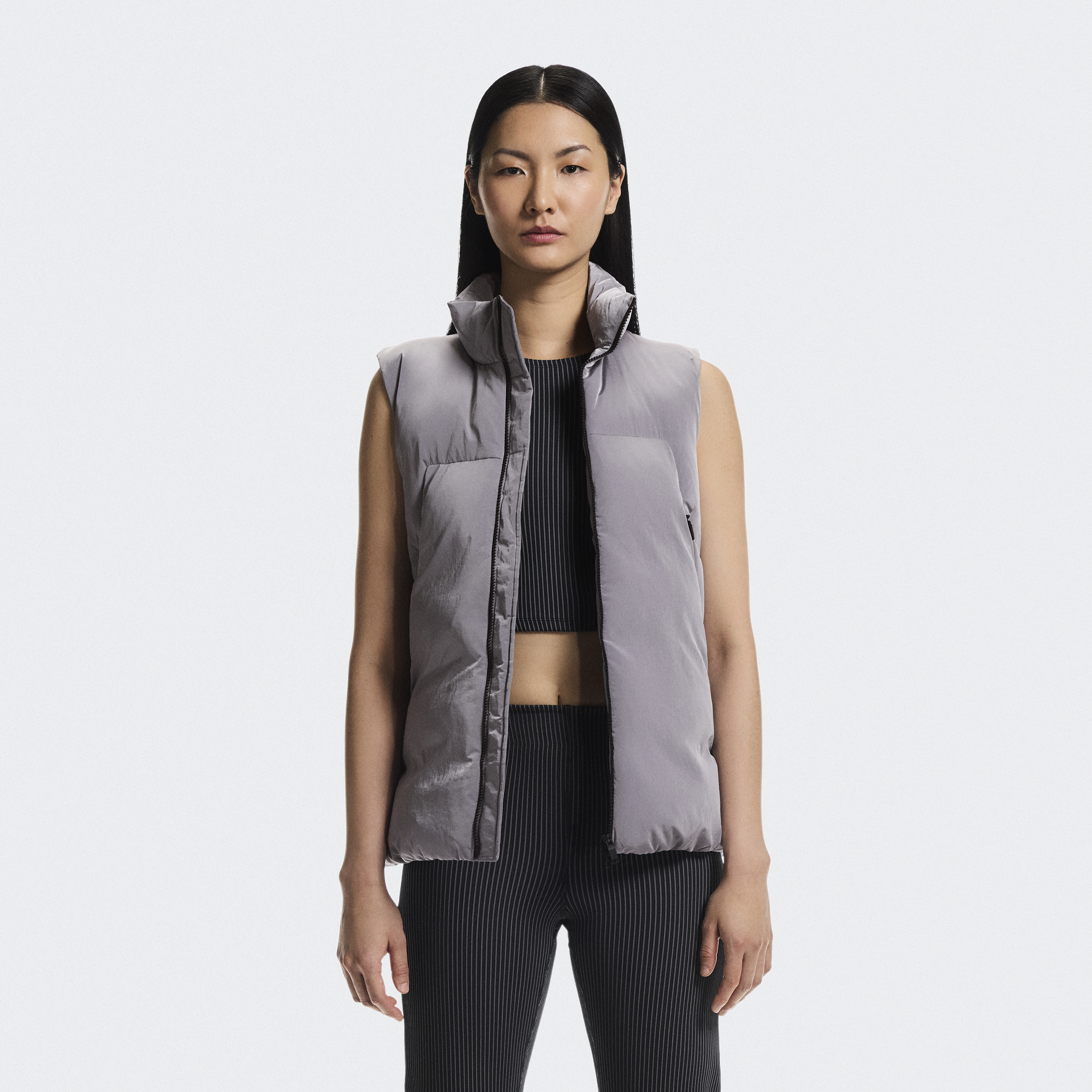 All-Day Puffer Vest in Lilac
