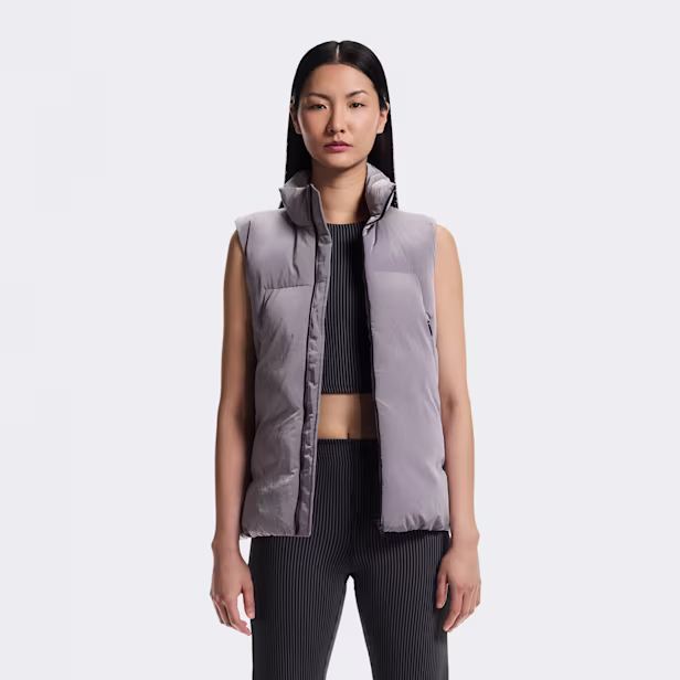All-Day Puffer Vest in Lilac