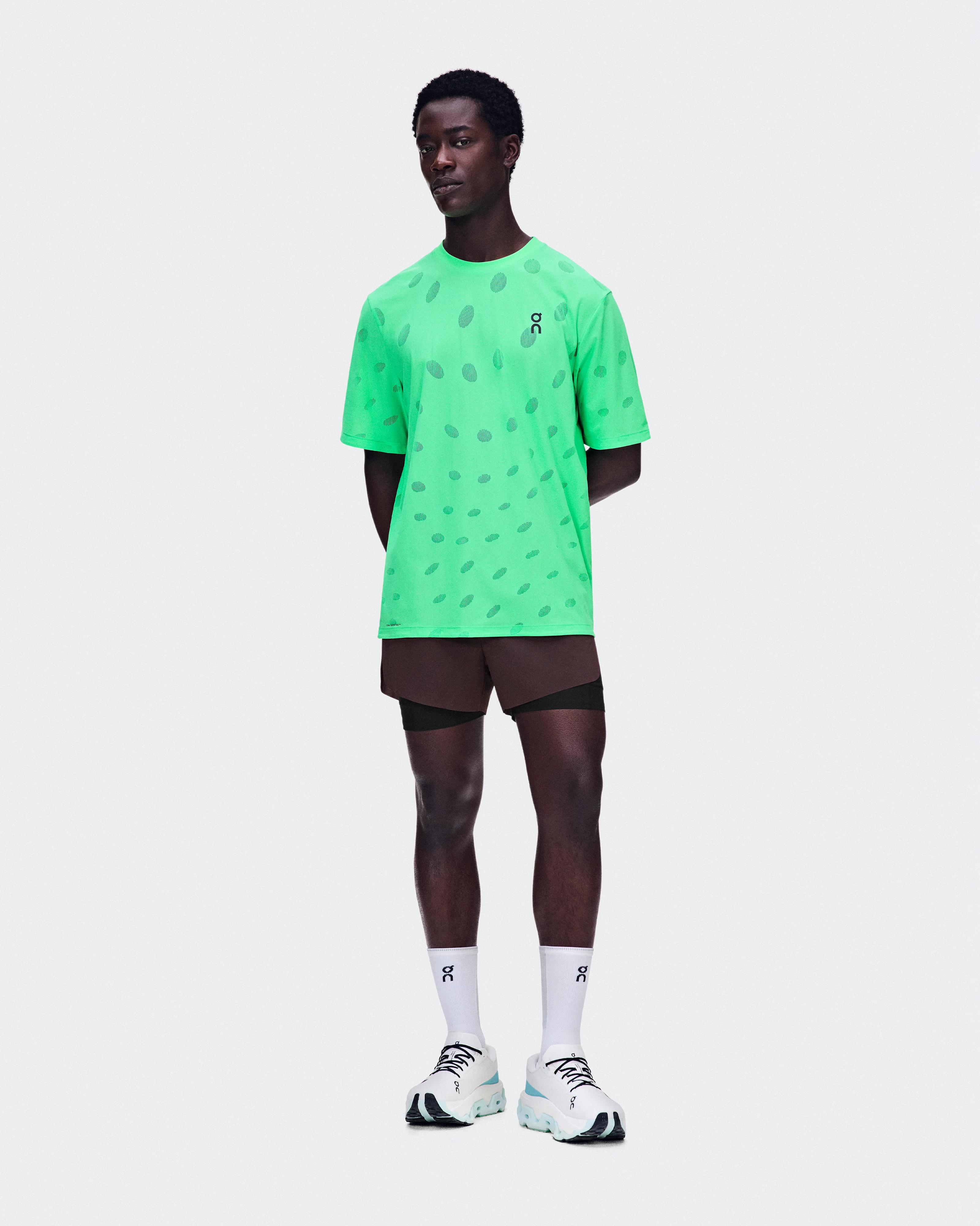 On Zero-T Breathe Verdite Men Tops and t-shirts