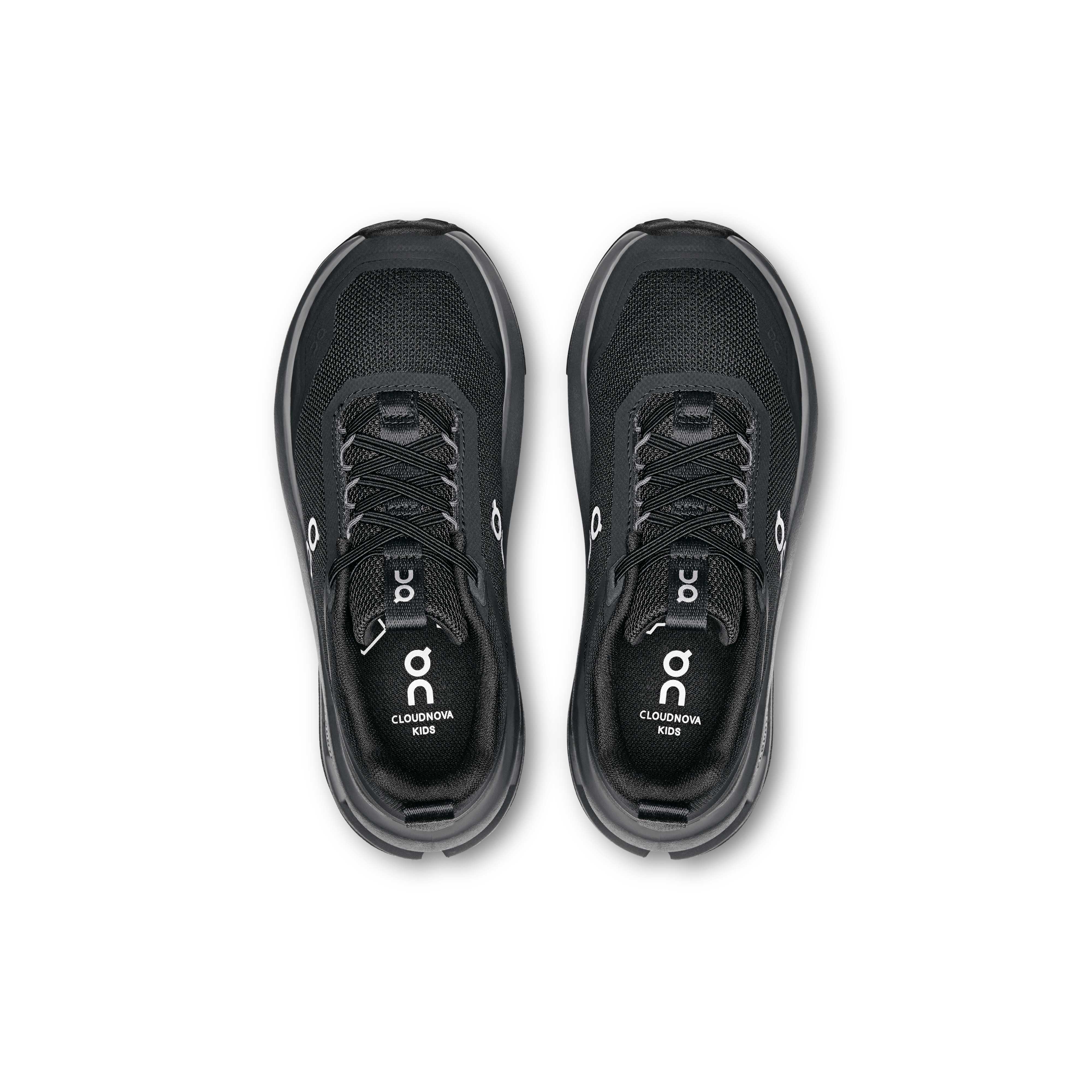 On Cloudnova Kids Black & Eclipse Enfant Active Life Chaussures
