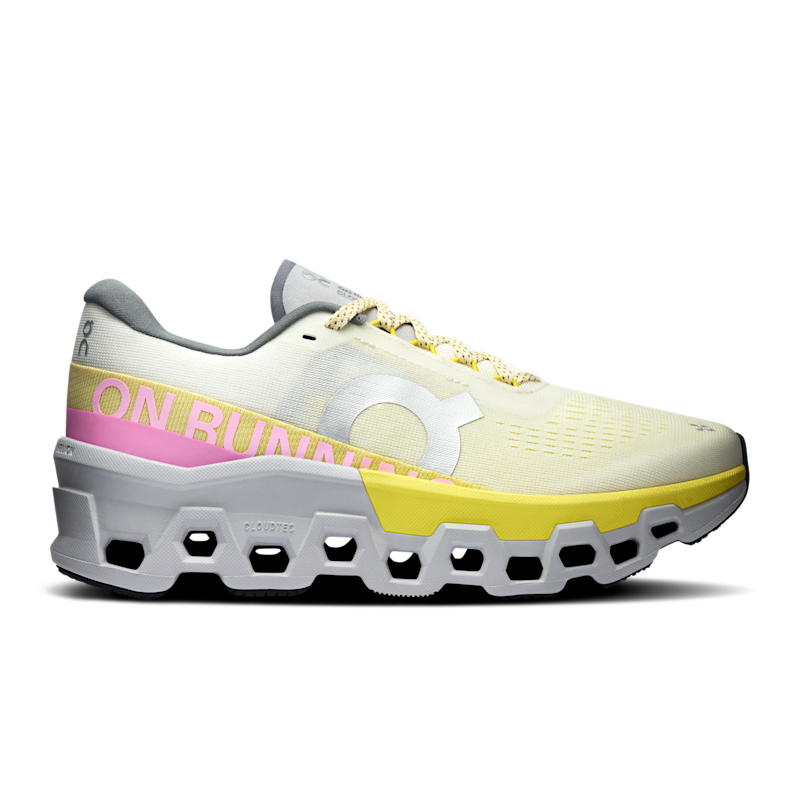 On Cloudmonster 2 Zapatillas de Running para Asfalto Mujer en Ivory/Lime, Talla: 40, Polyester ️