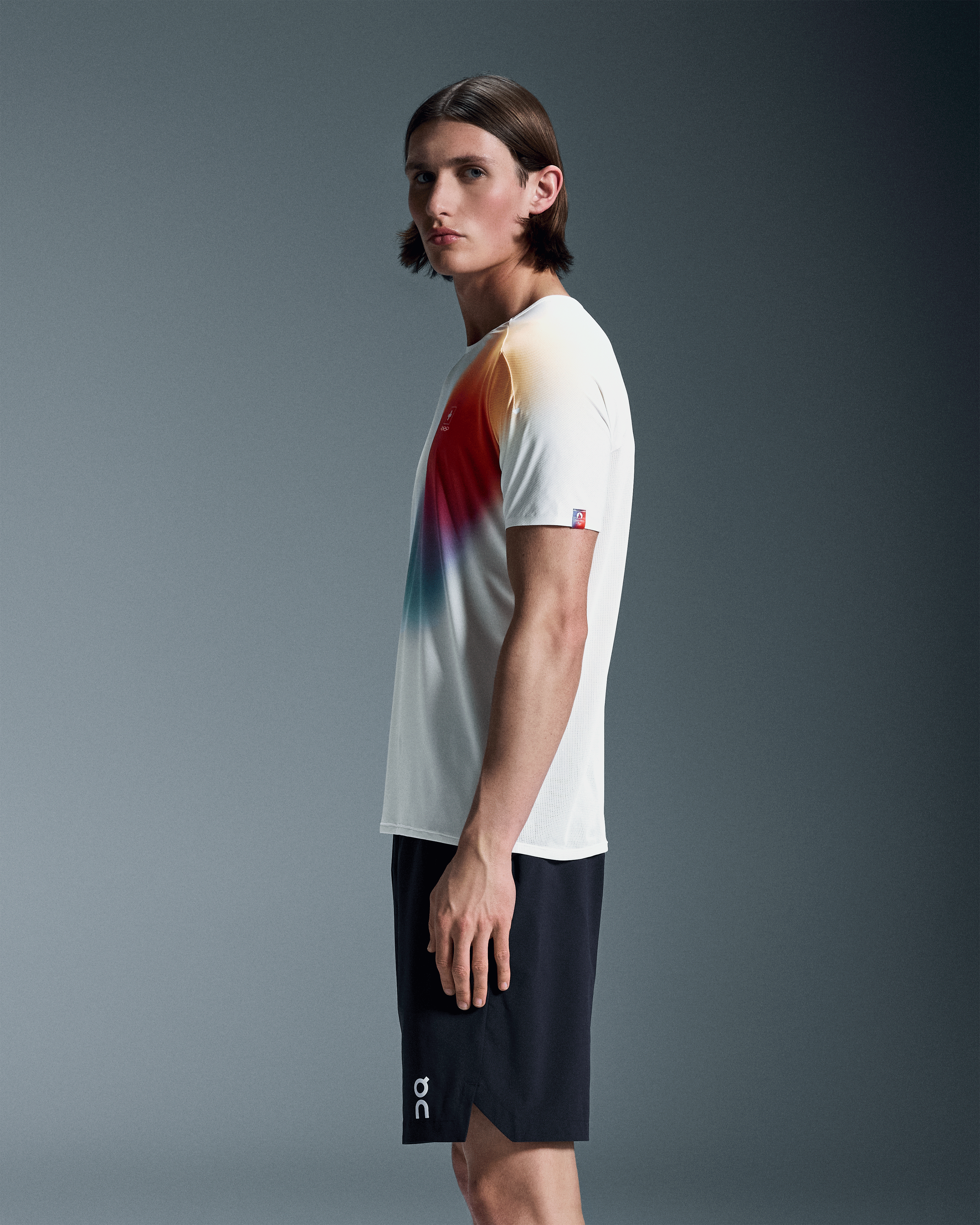 On Swiss Olympic Focus Shorts Ink Homme Shorts