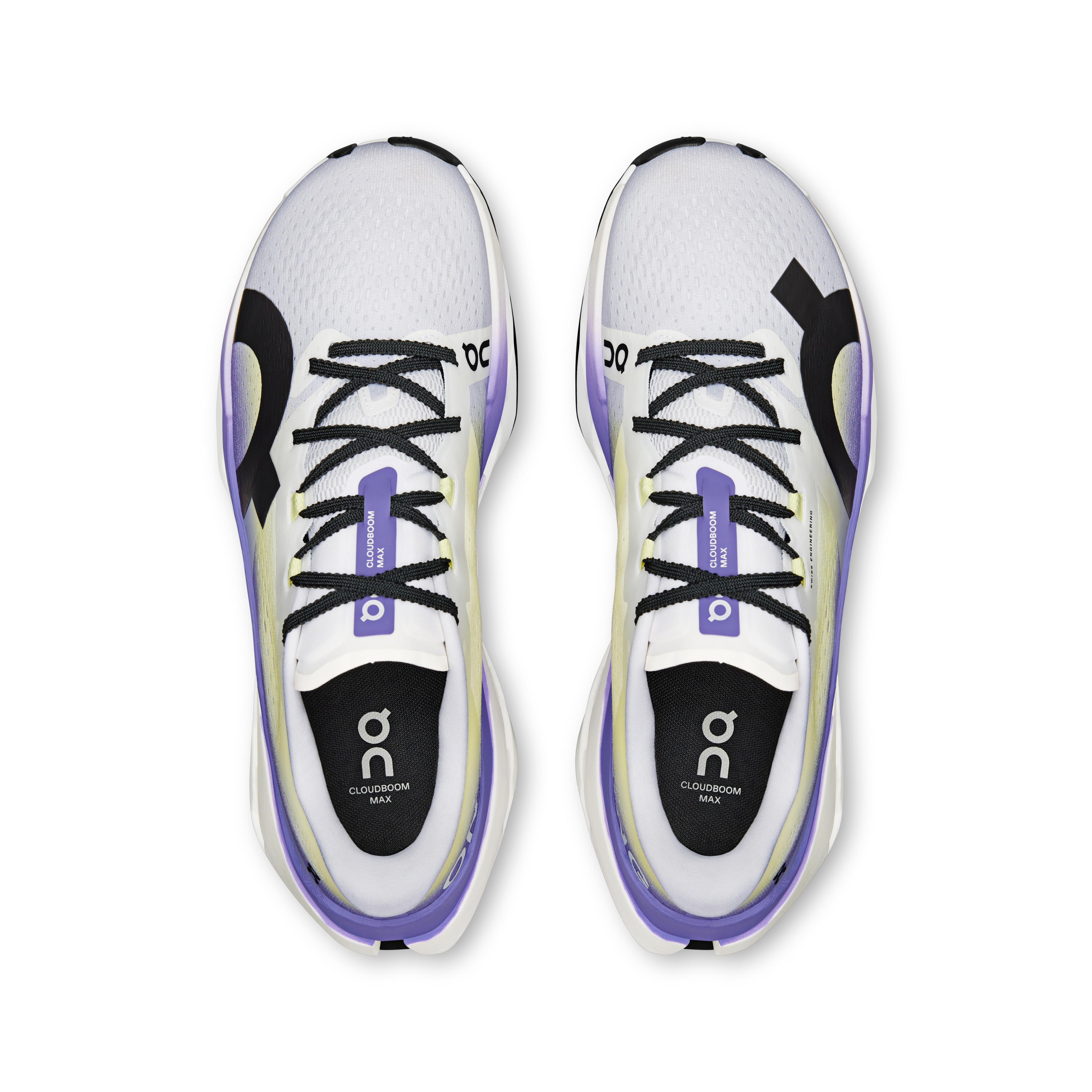 On Cloudboom Max White & Juniper Homme Running sur route Chaussures