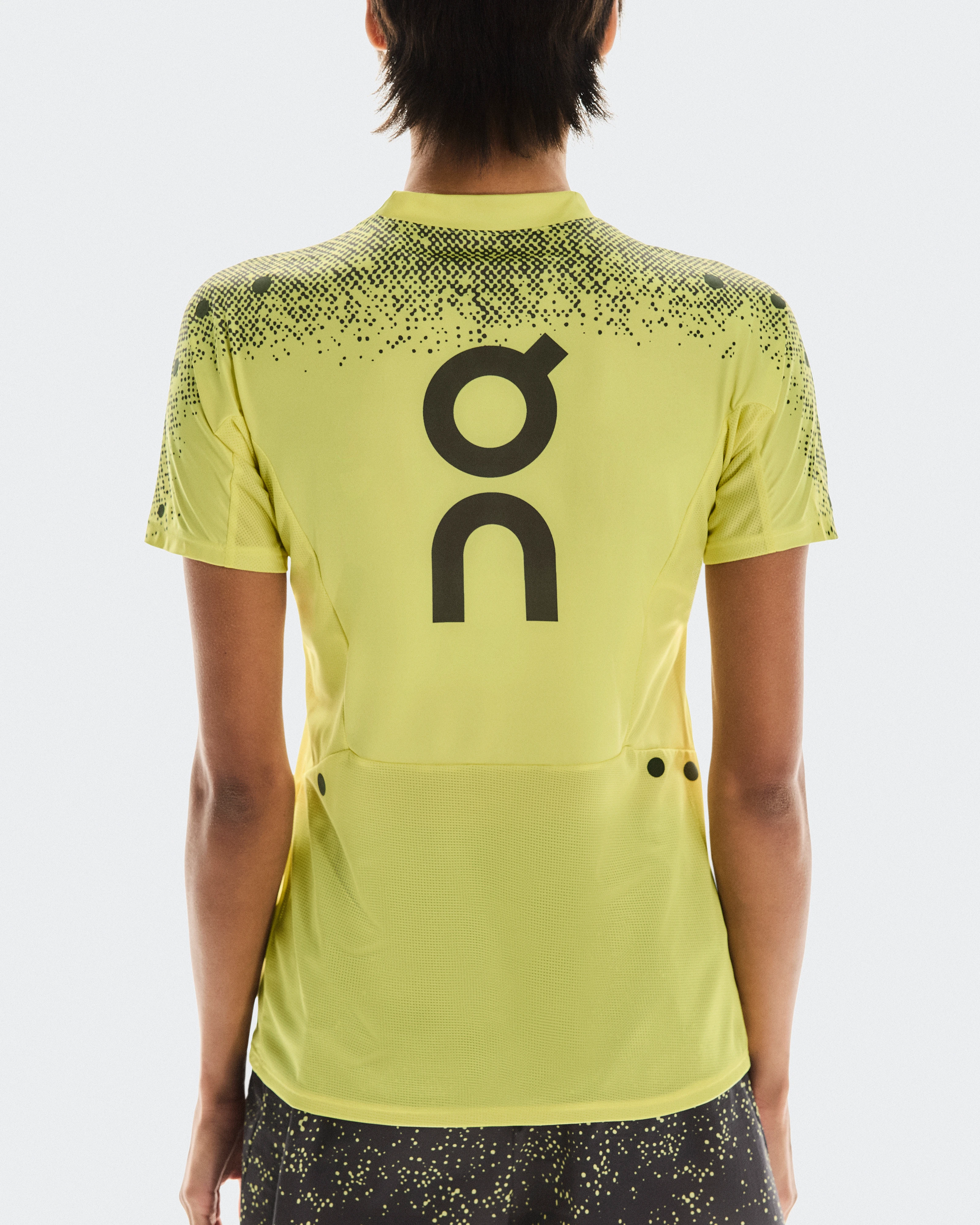 On Ultra-T Limelight & Grey Women Tops and t-shirts