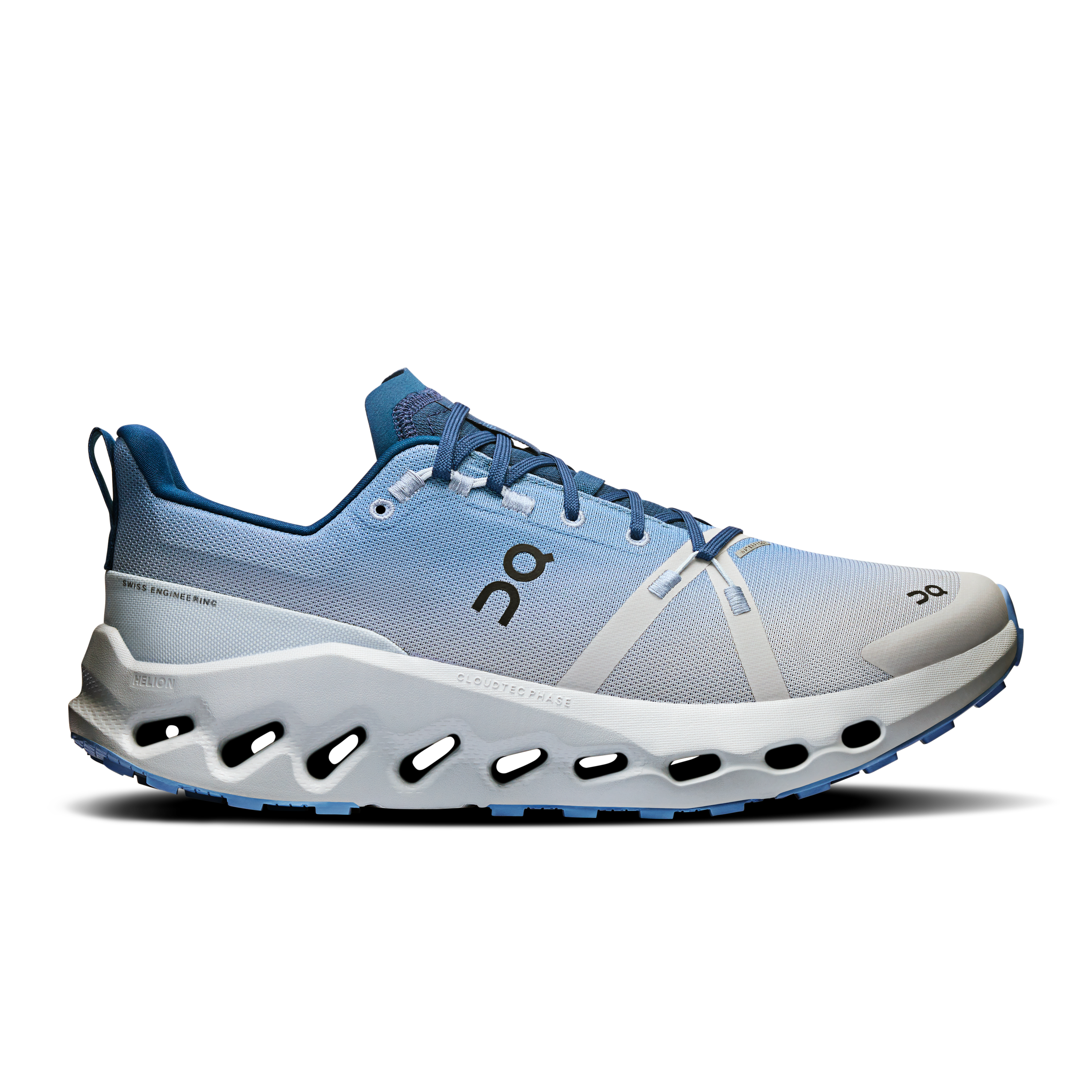 Cloudsurfer Trail Waterproof Running Shoe in Chambray/Glacier