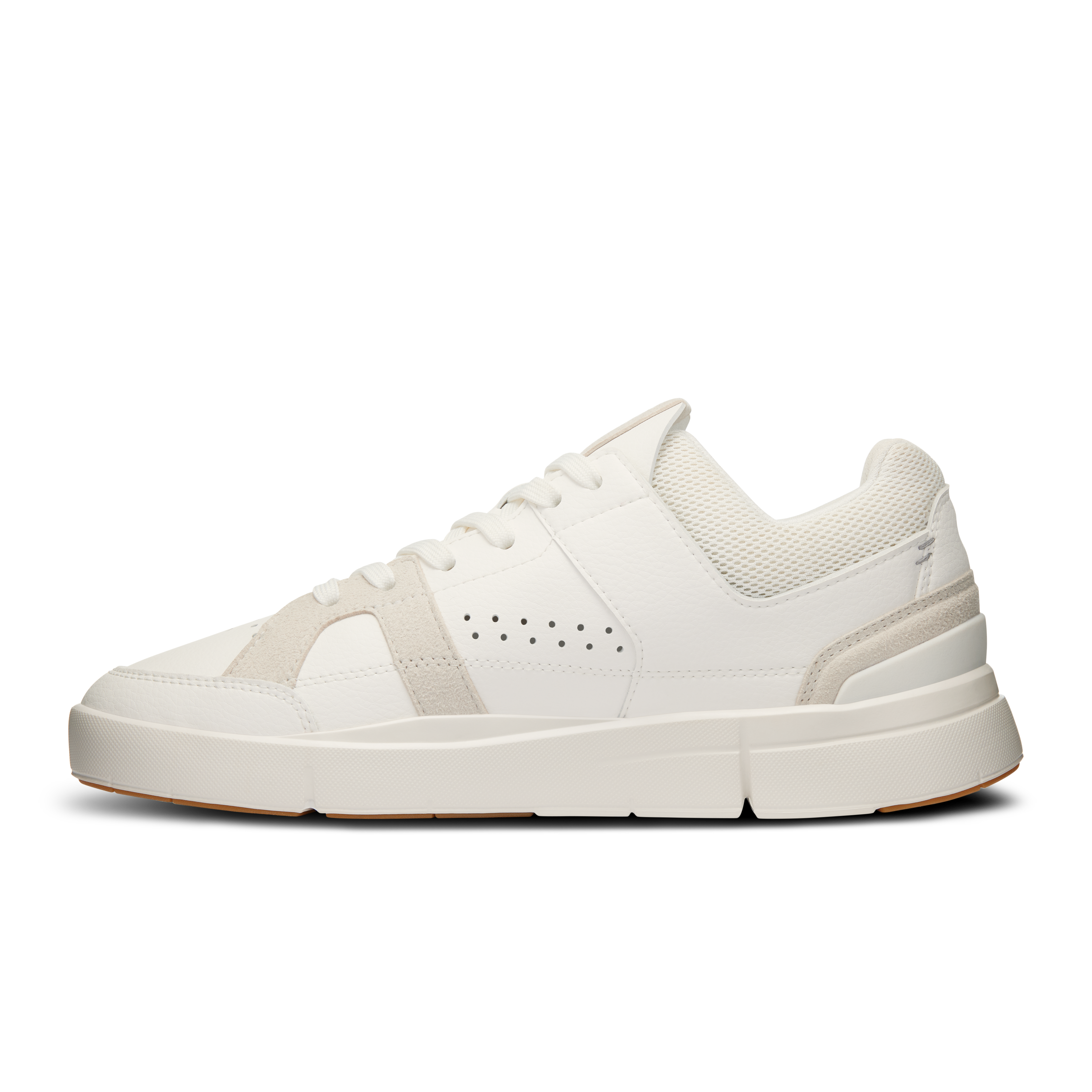 On THE ROGER Clubhouse White & Sand Women Active life Shoes