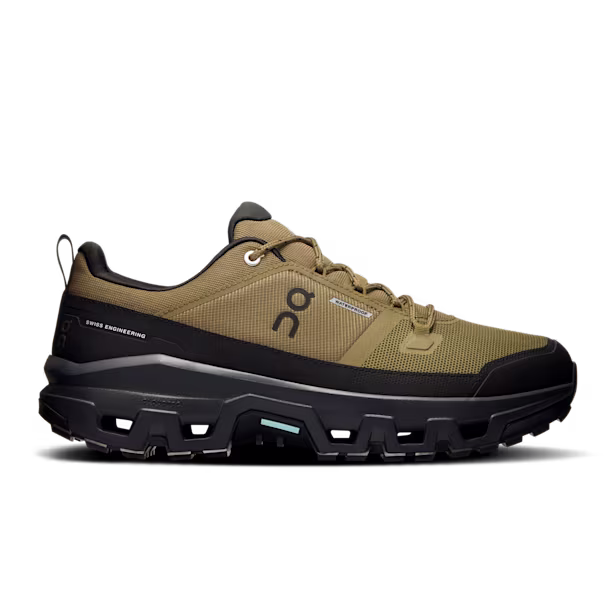 Cloudrock Low Waterproof Hiking Shoe in Hunter/Black