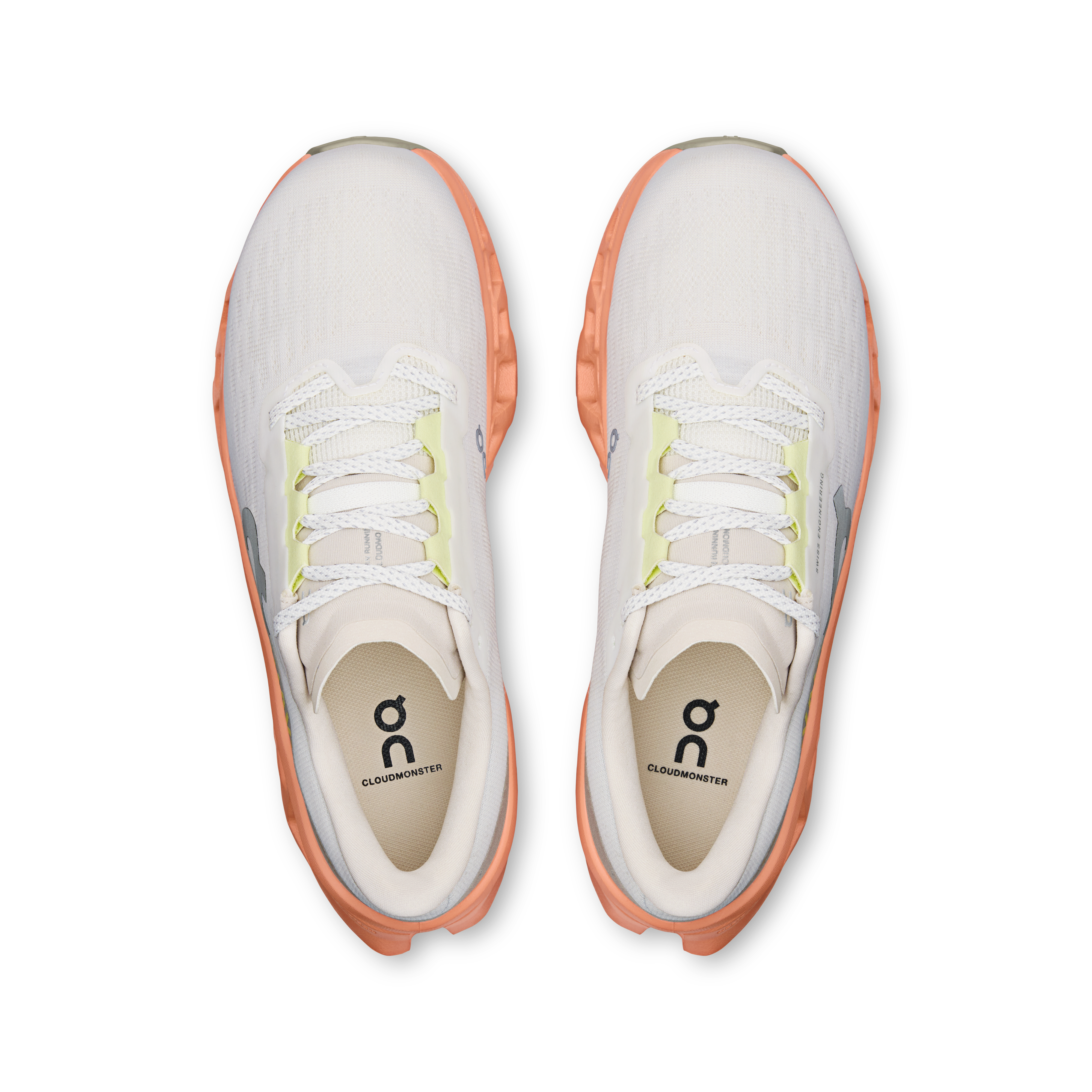 On Cloudmonster 3 Ivory & Sunstone Women – Everyday running, responsive ride Shoes