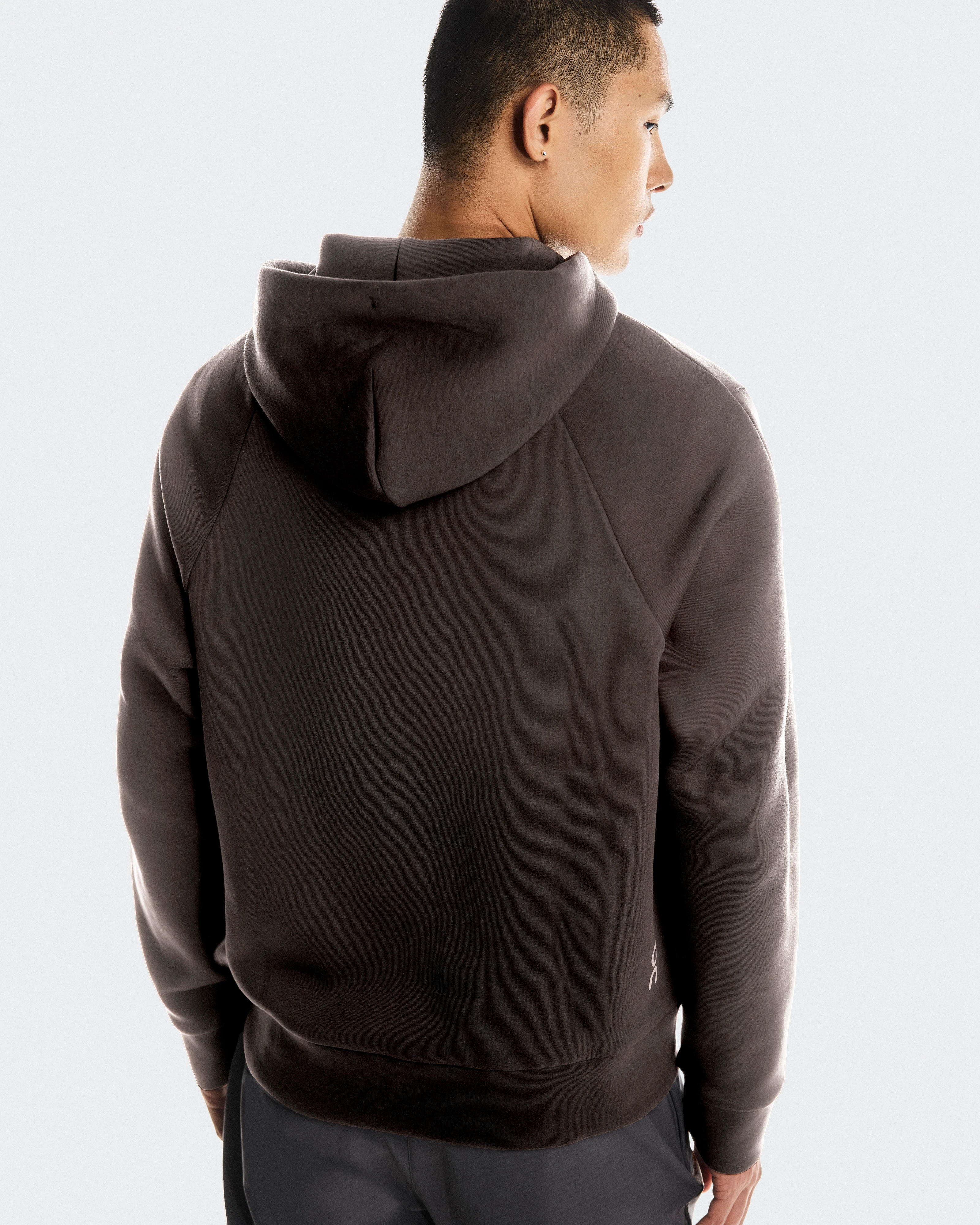On Focus Tech Zip Hoodie Pebble Men Hoodies and sweatshirts