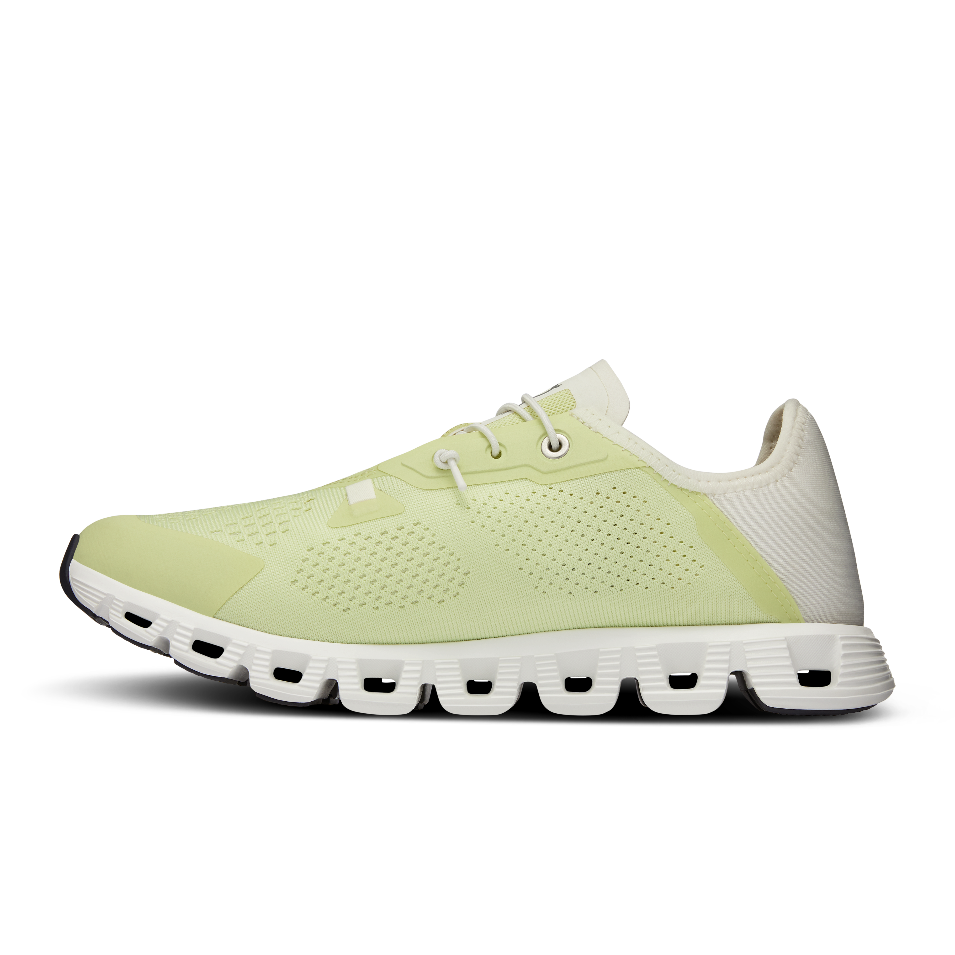 Zapatillas On Running Cloud 5 mujer blanca y verde