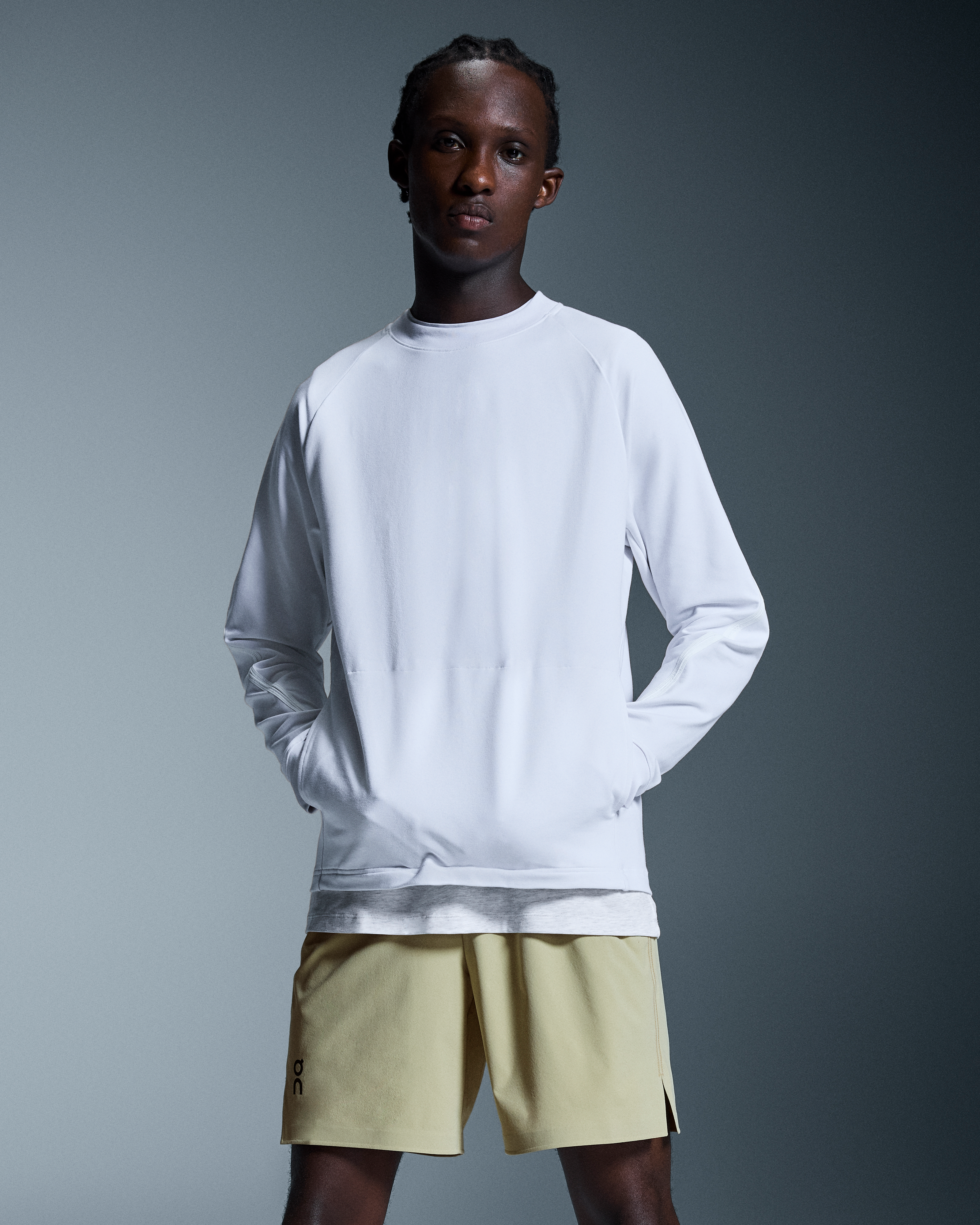Studio CrewMen / White / L