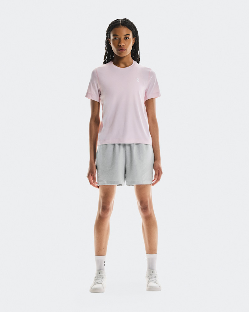 On Women's Courtside-T Short-Sleeve Shirt in Finch, Size: Medium, Polyester