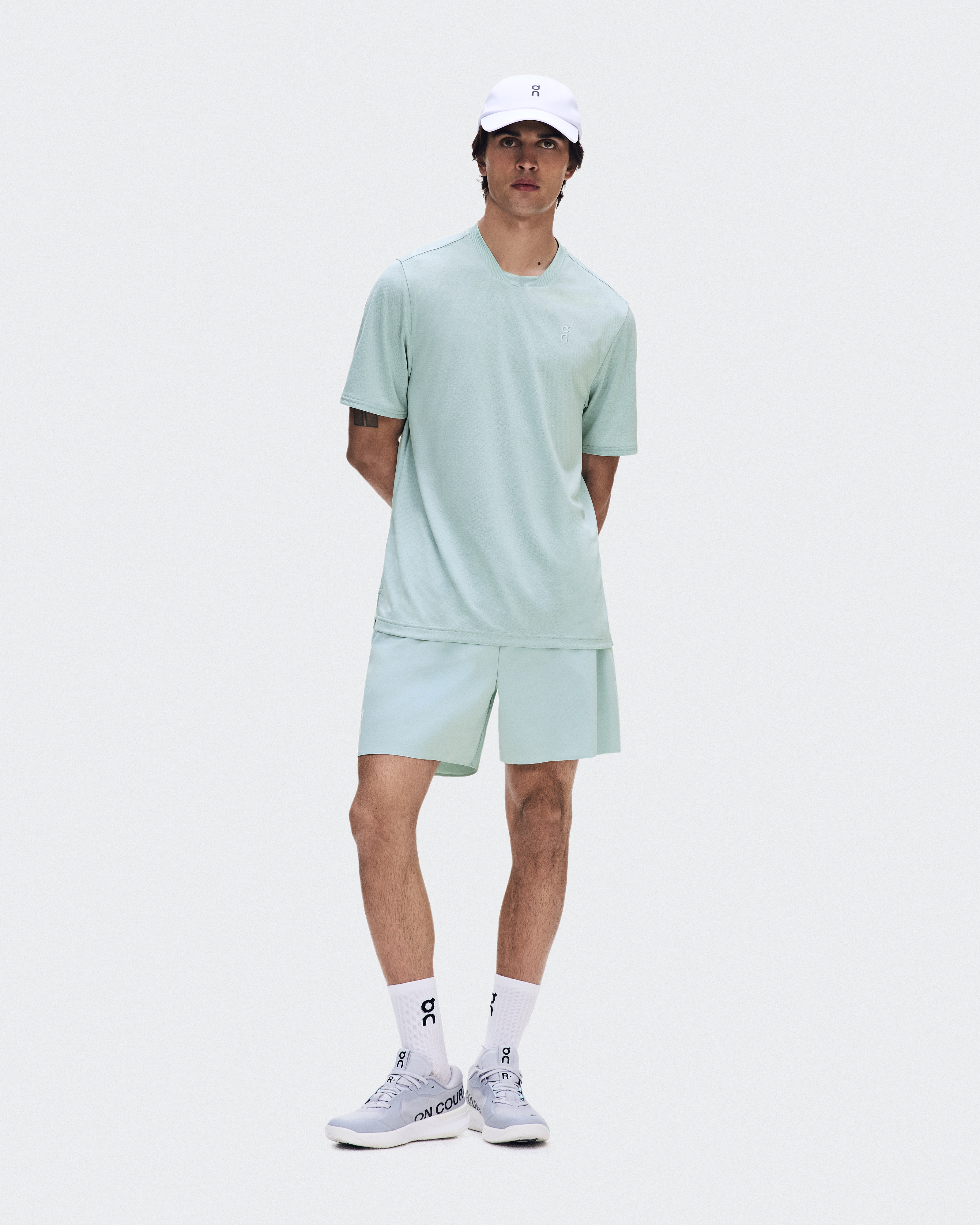 Court-T Edit Short-Sleeve Shirt in Brook